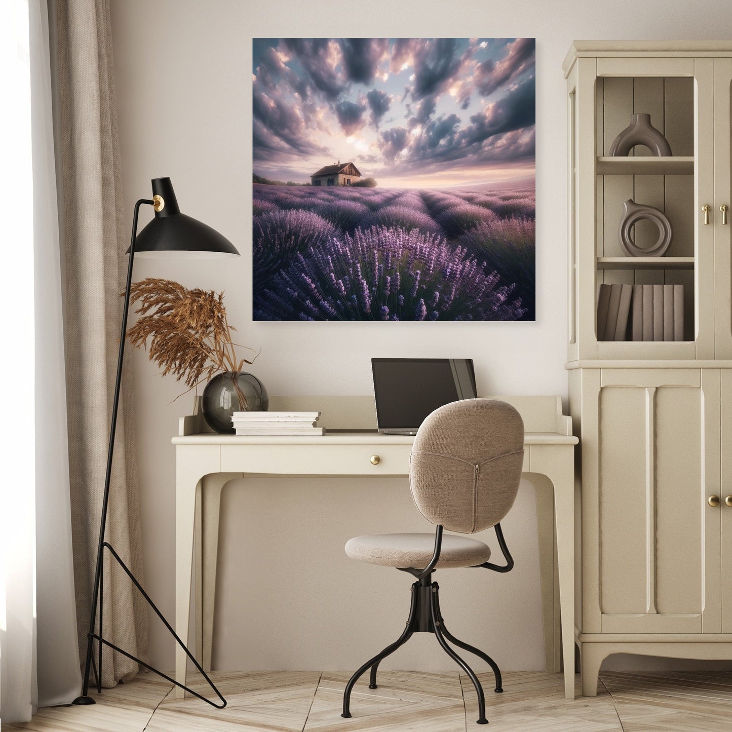 Lavender Field Serenity Canvas