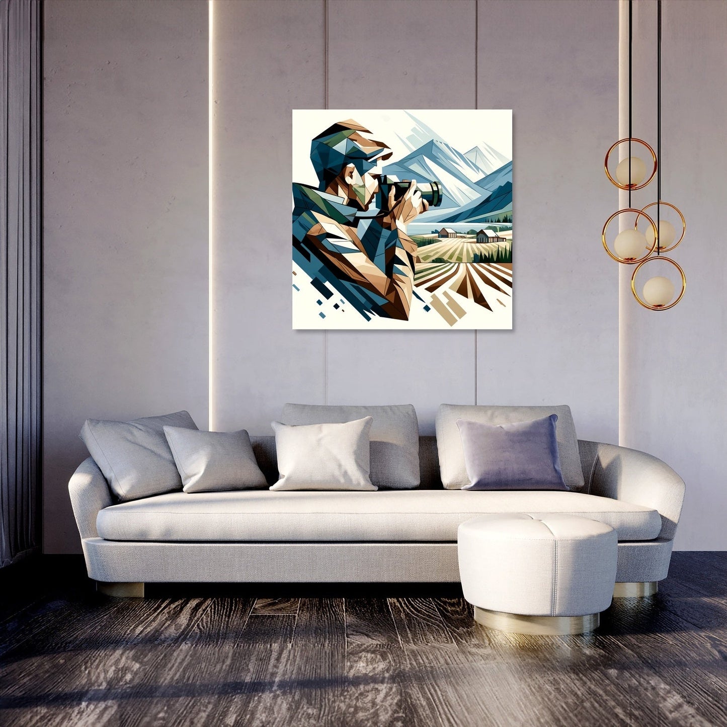 Cubist Photography Canvas