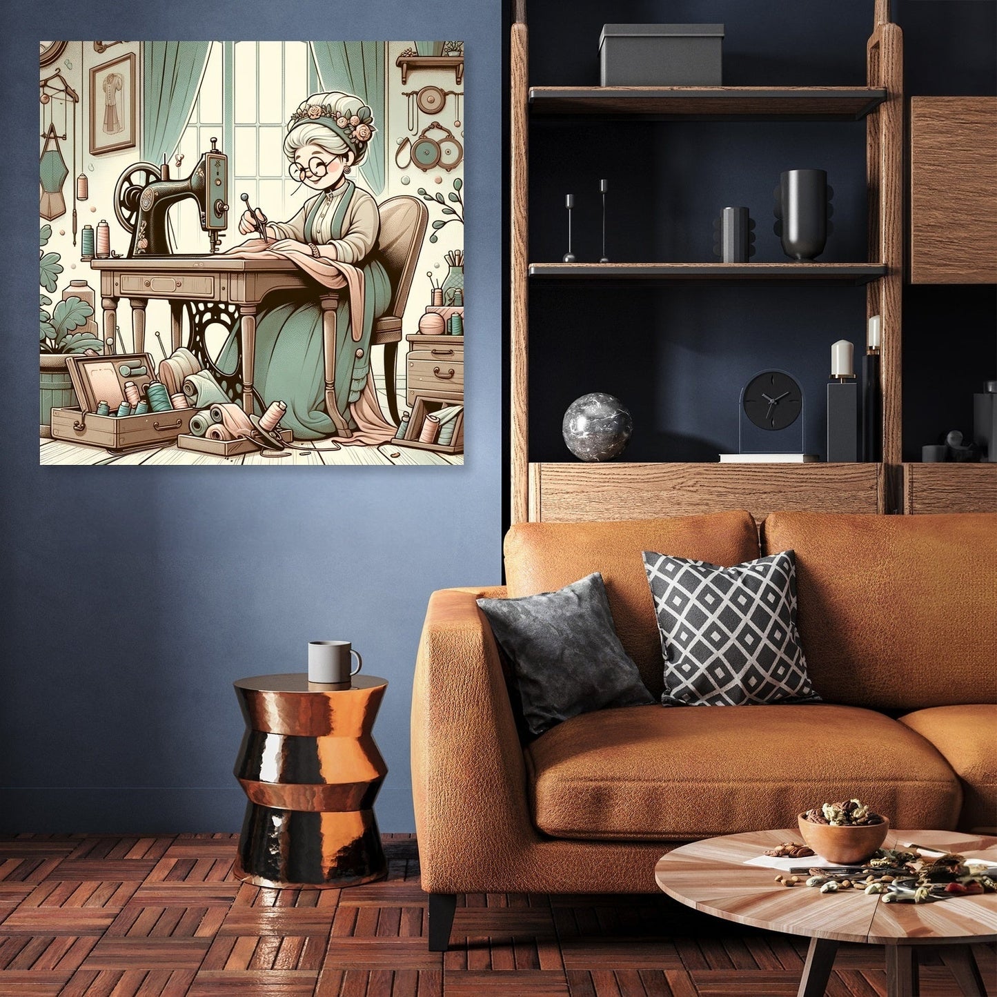 Charming Seamstress Canvas