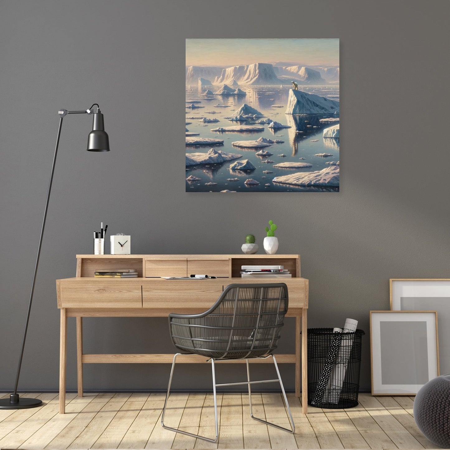Arctic Elegance Canvas