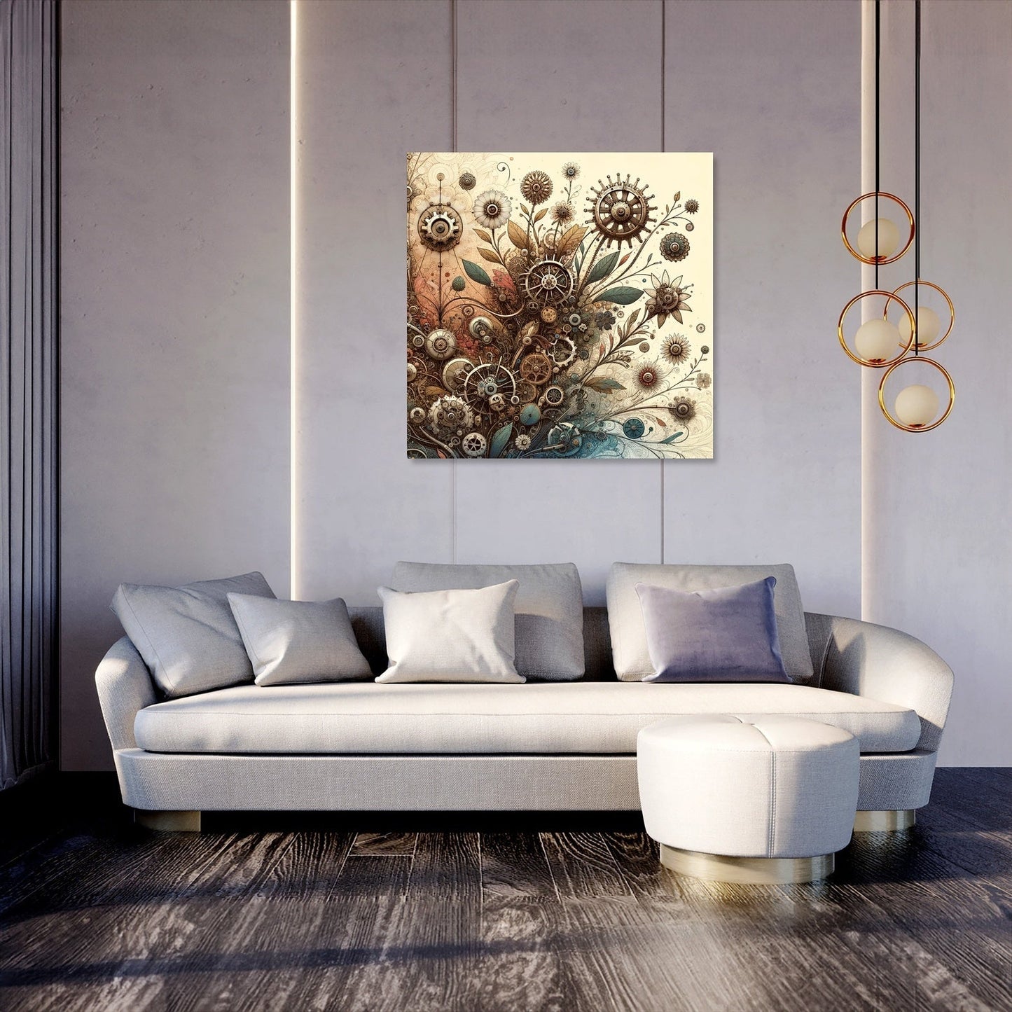 Boundless Mechanica Bloom Canvas