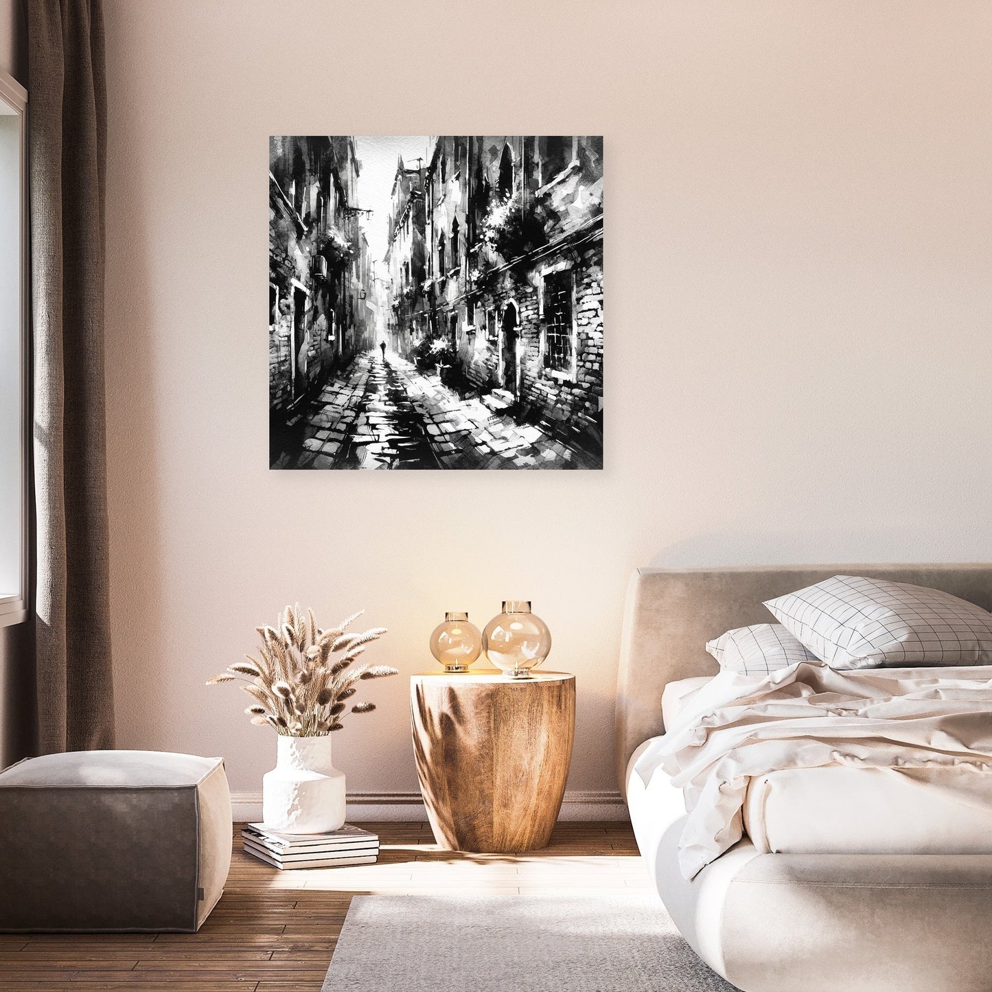 Shadowed Alley Canvas
