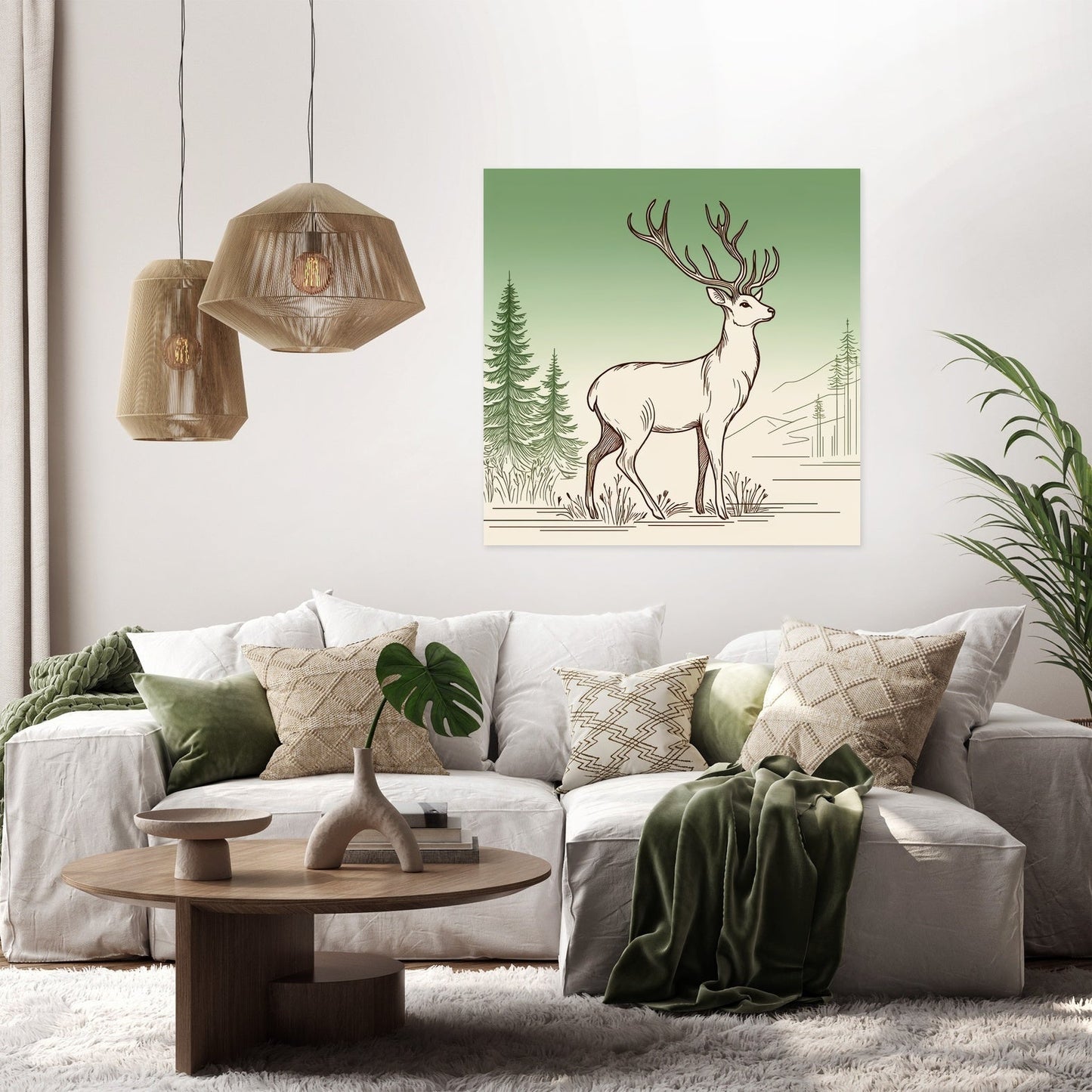 Graceful Deer Canvas
