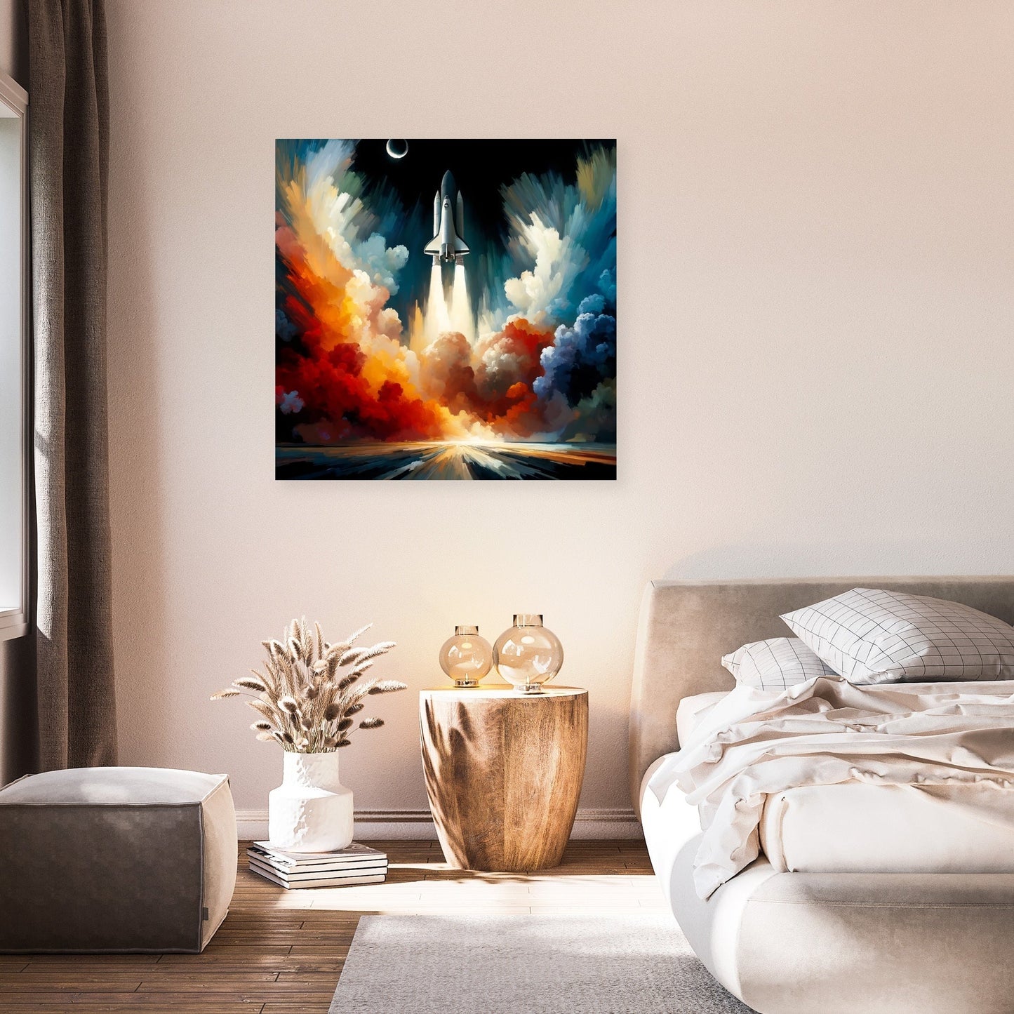 Cosmic Ascent Canvas