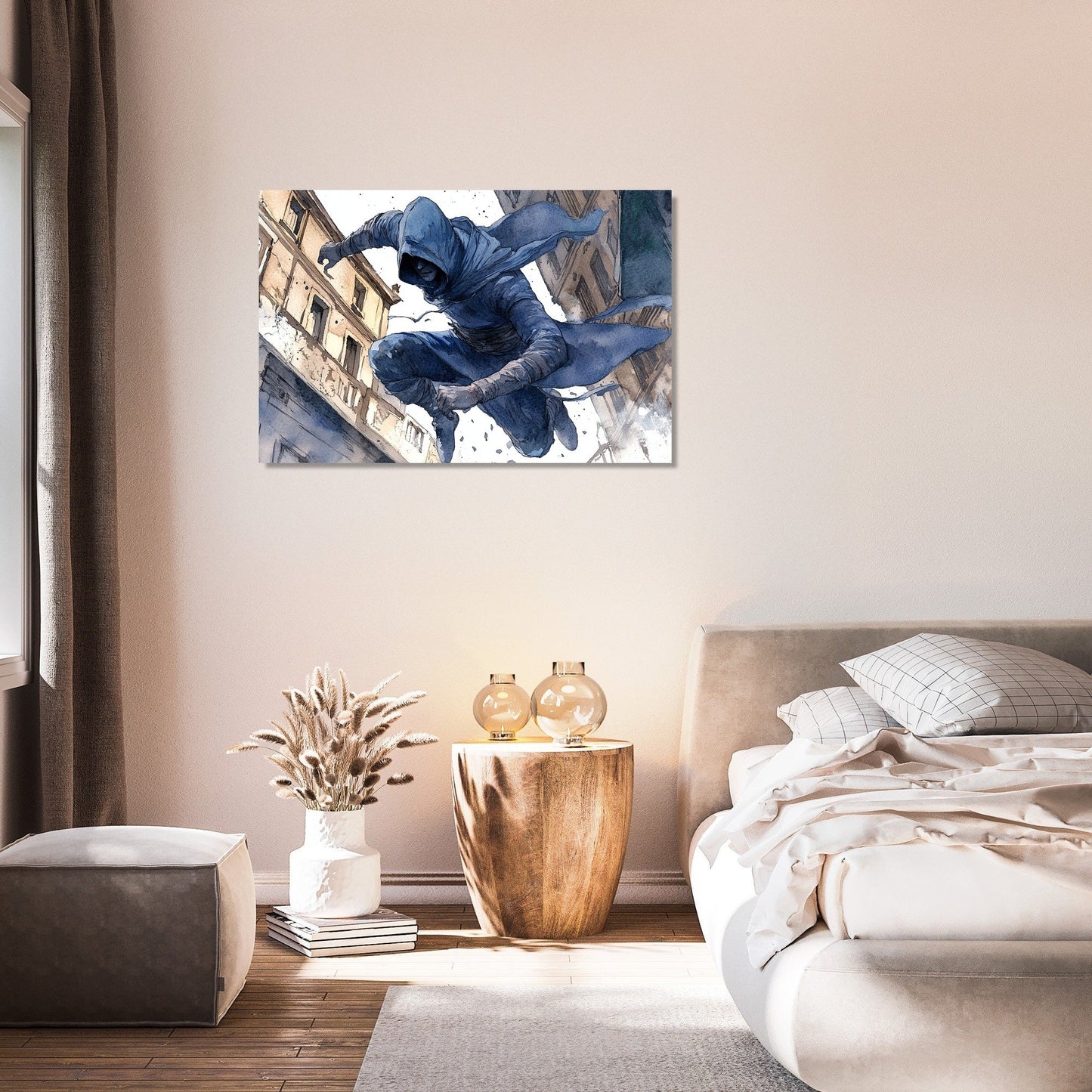 Night Chase Assassin Canvas