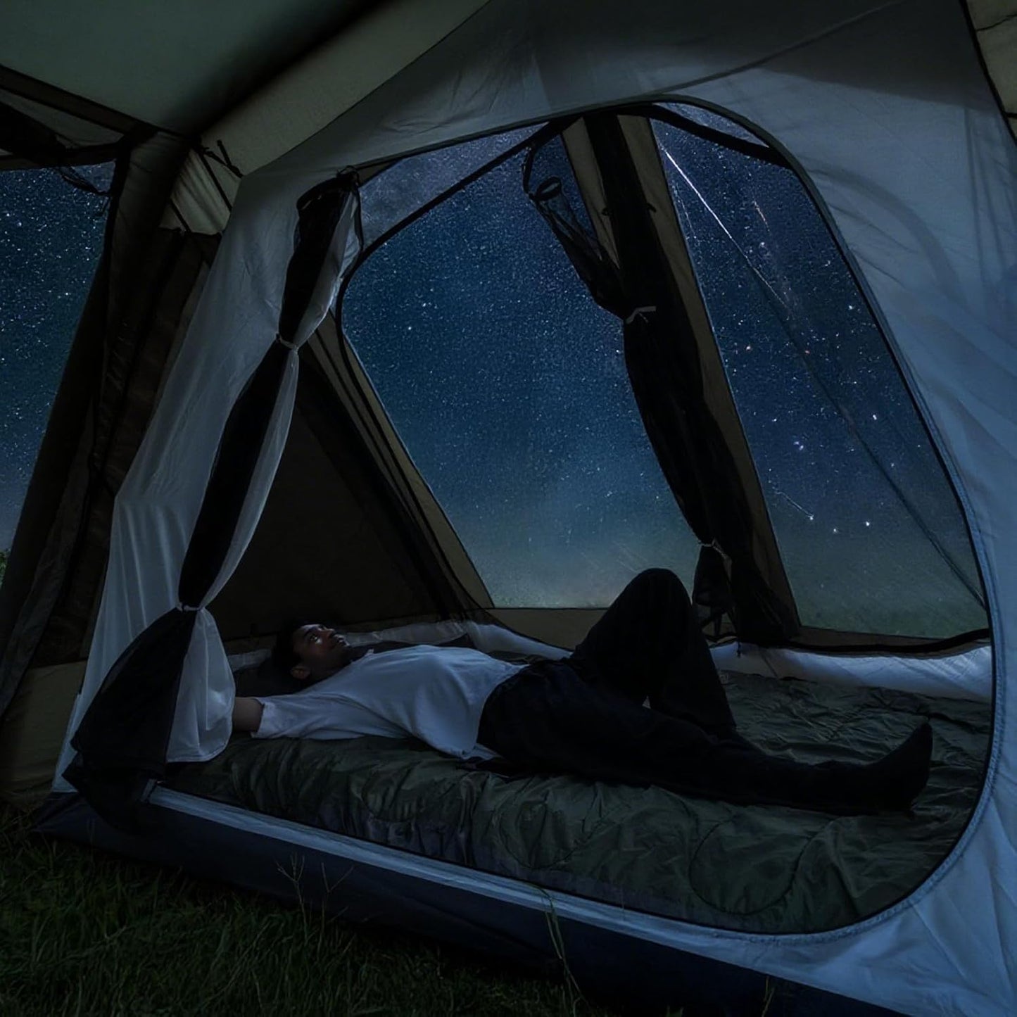 Night Cat 8 Man Inflatable Tent with 2 Bedrooms