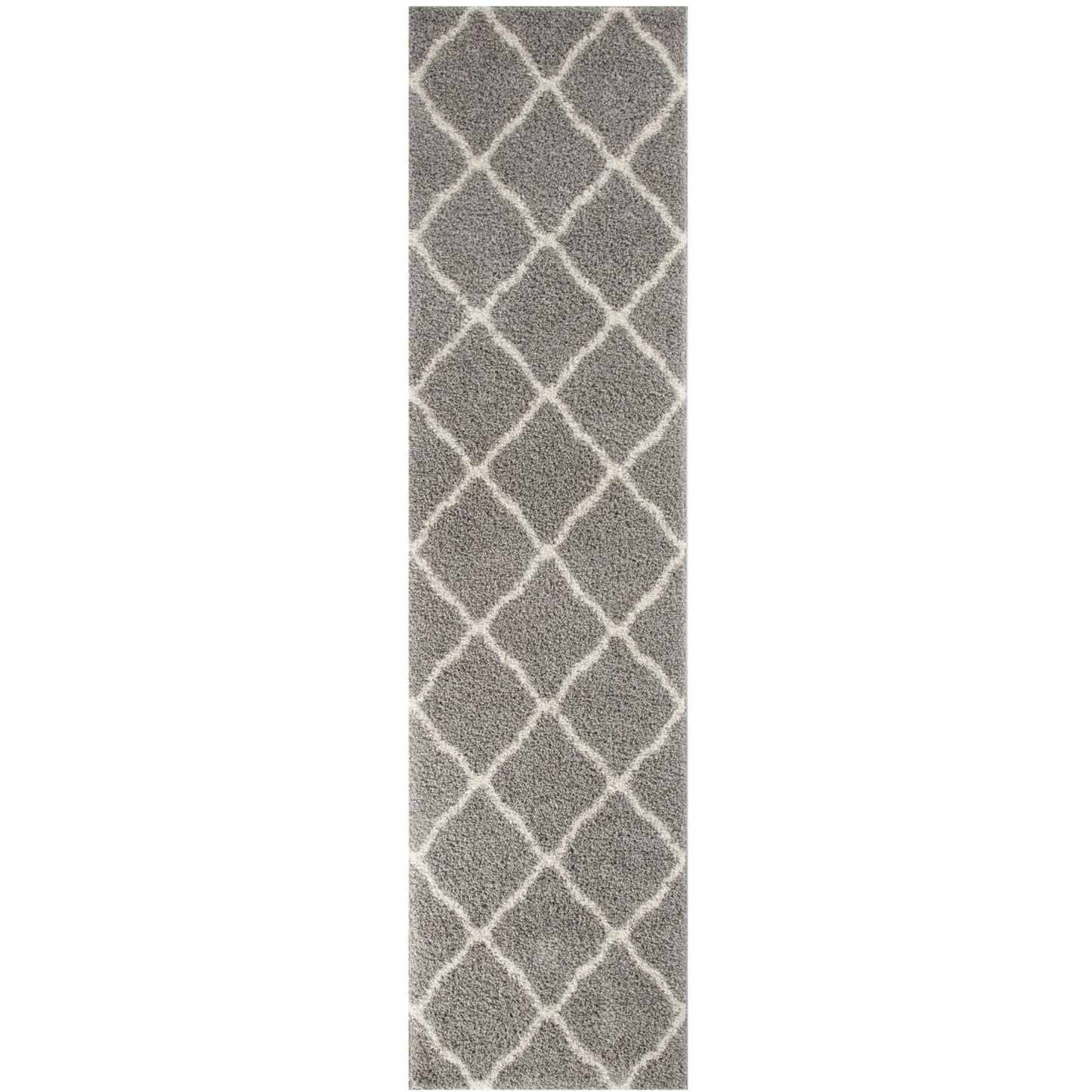 Moroccan Grey Shaggy Rug | 710