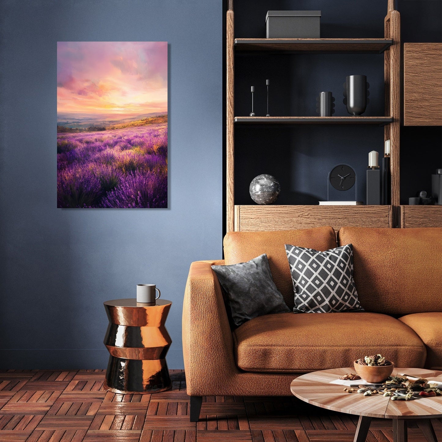 Lavender Sunrise Serenity Canvas