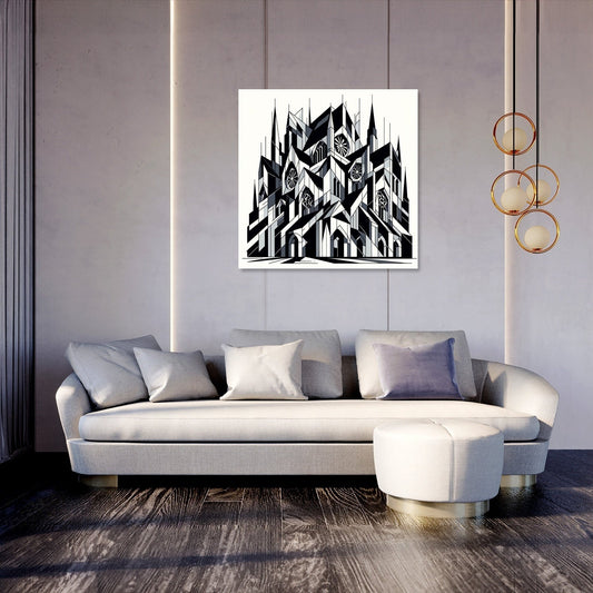 Fragmented Gothic Canvas