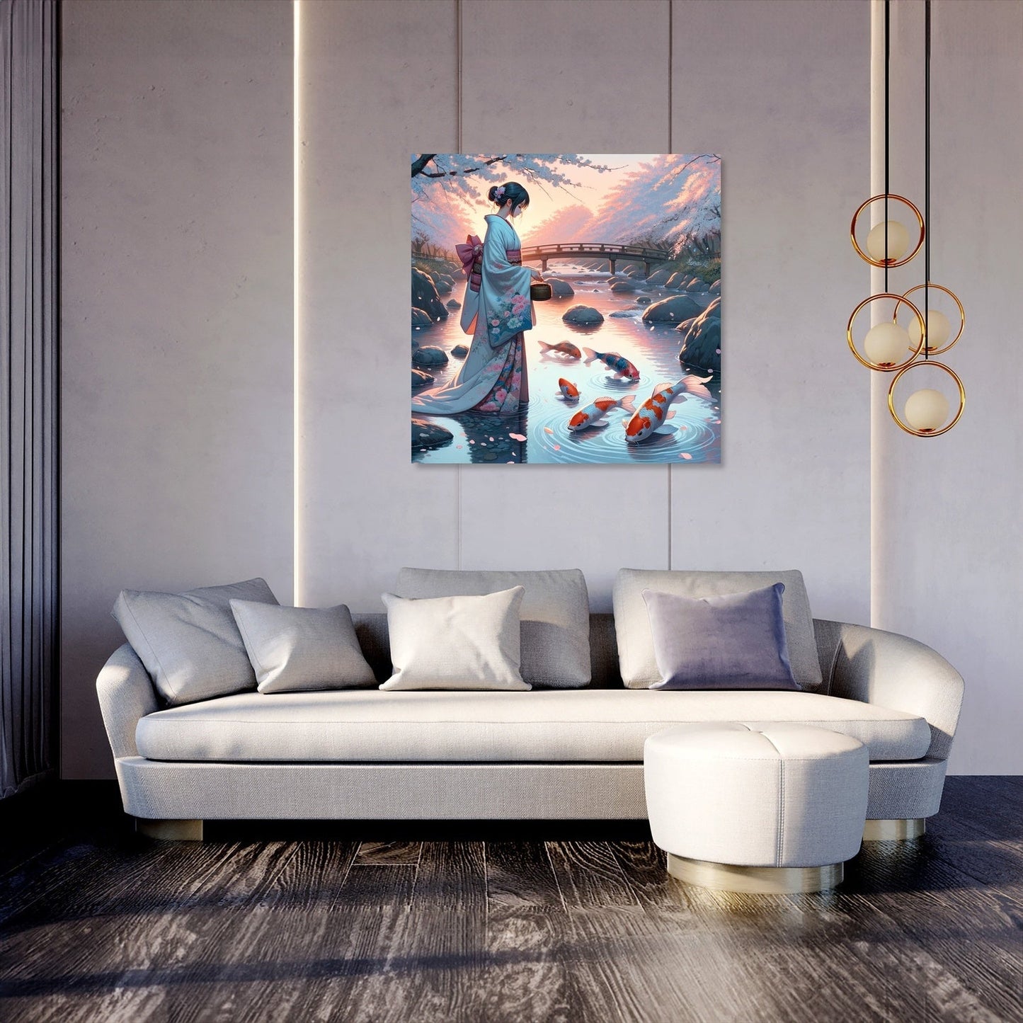 Koi Whisperer Canvas