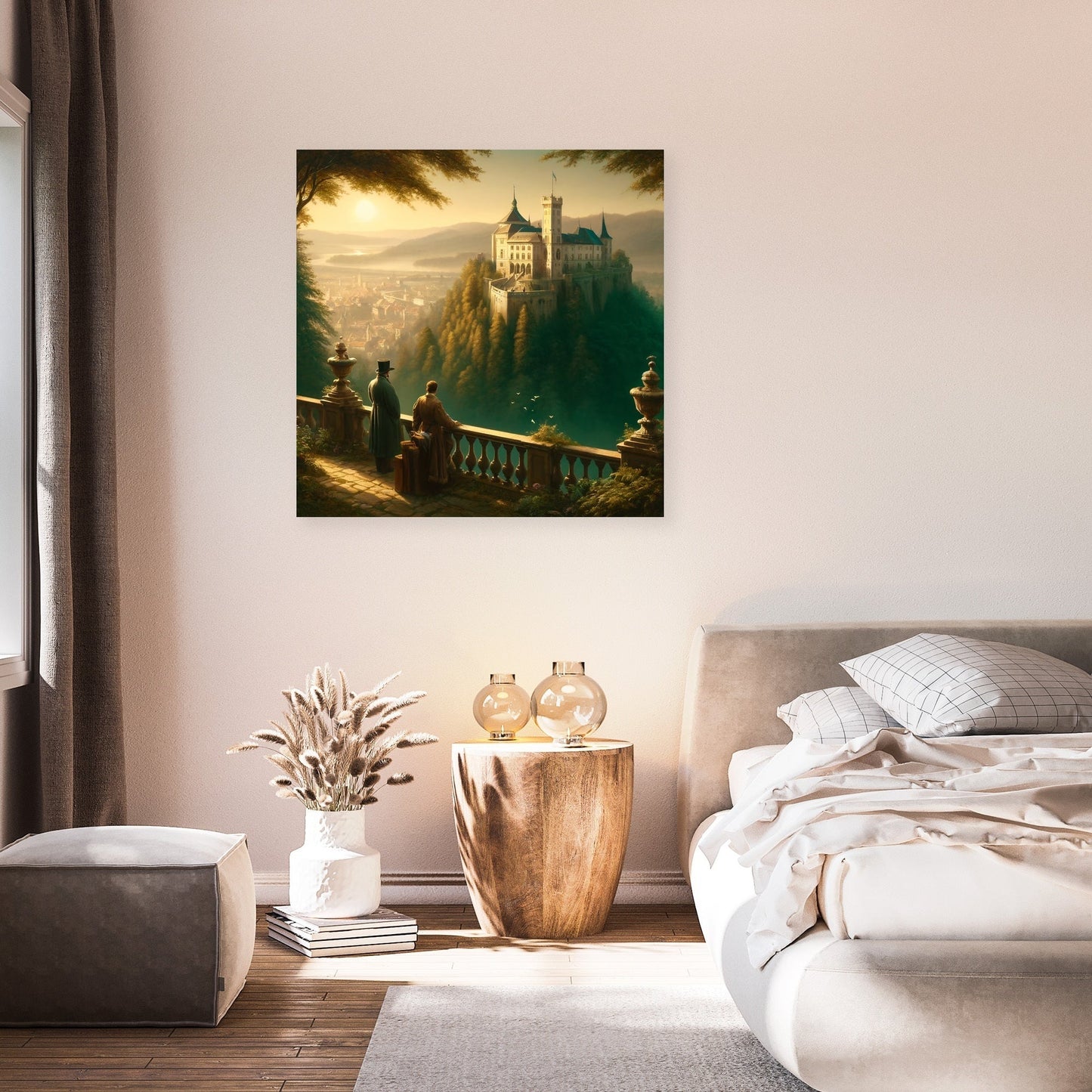 Morning Majesty at Ljubljana Castle Canvas