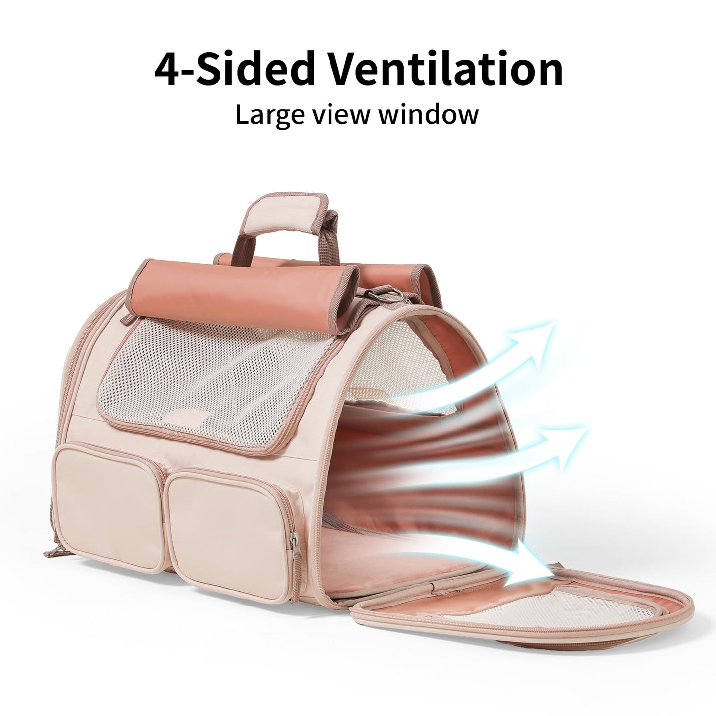 FUKUMARU Cat Carrier, Pink