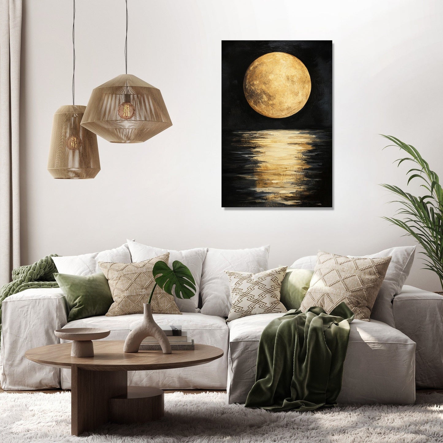 Moonlit Serenity Expression Canvas