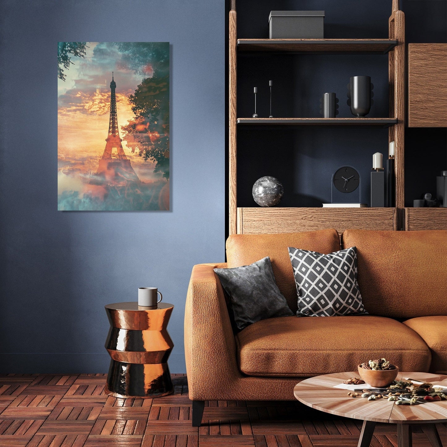 Parisian Dawn Chaos Canvas