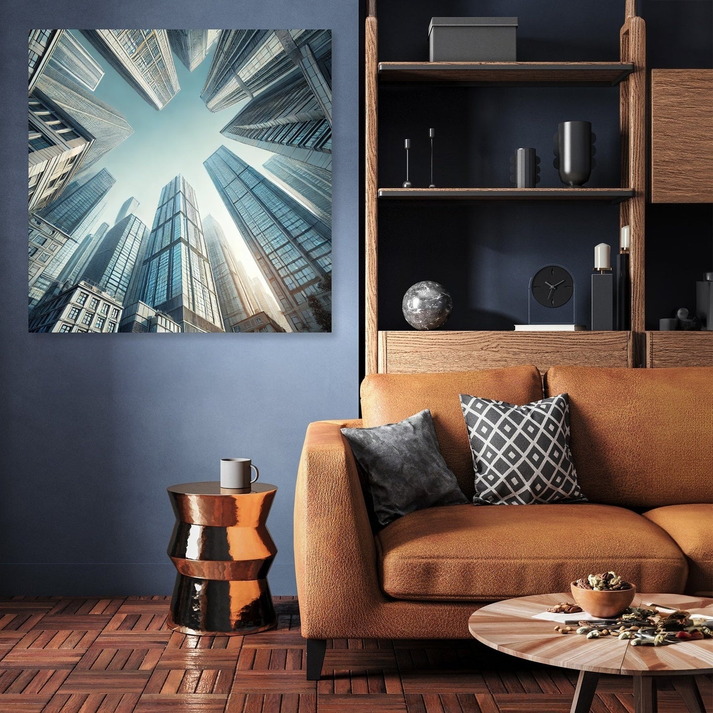 Towering Skyscraper Canvas