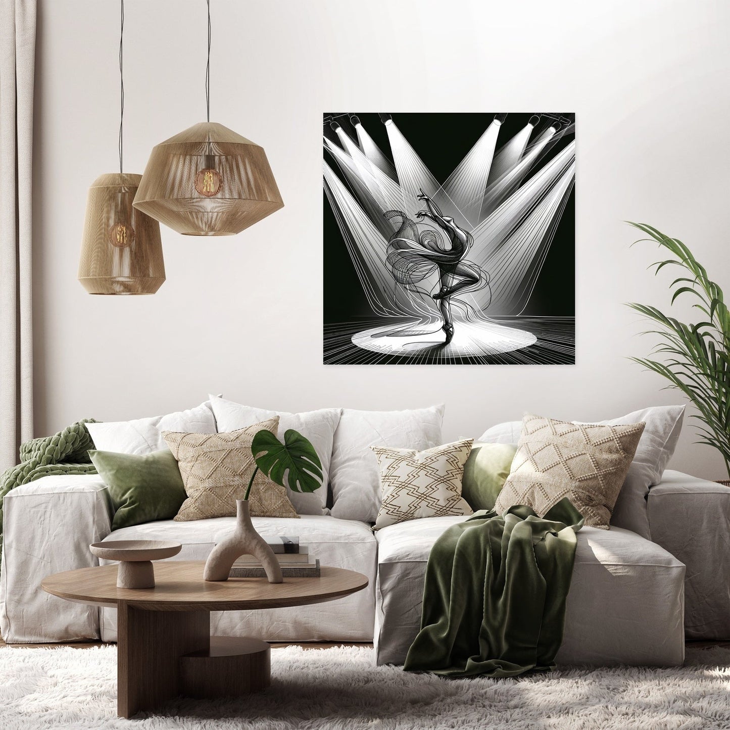 Dance of Shadows Canvas