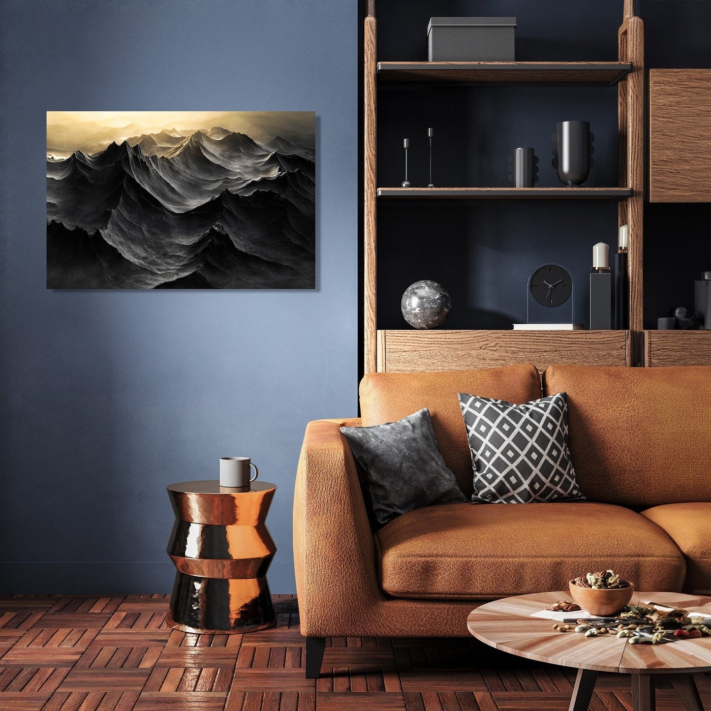 Golden Dawn Peaks Canvas