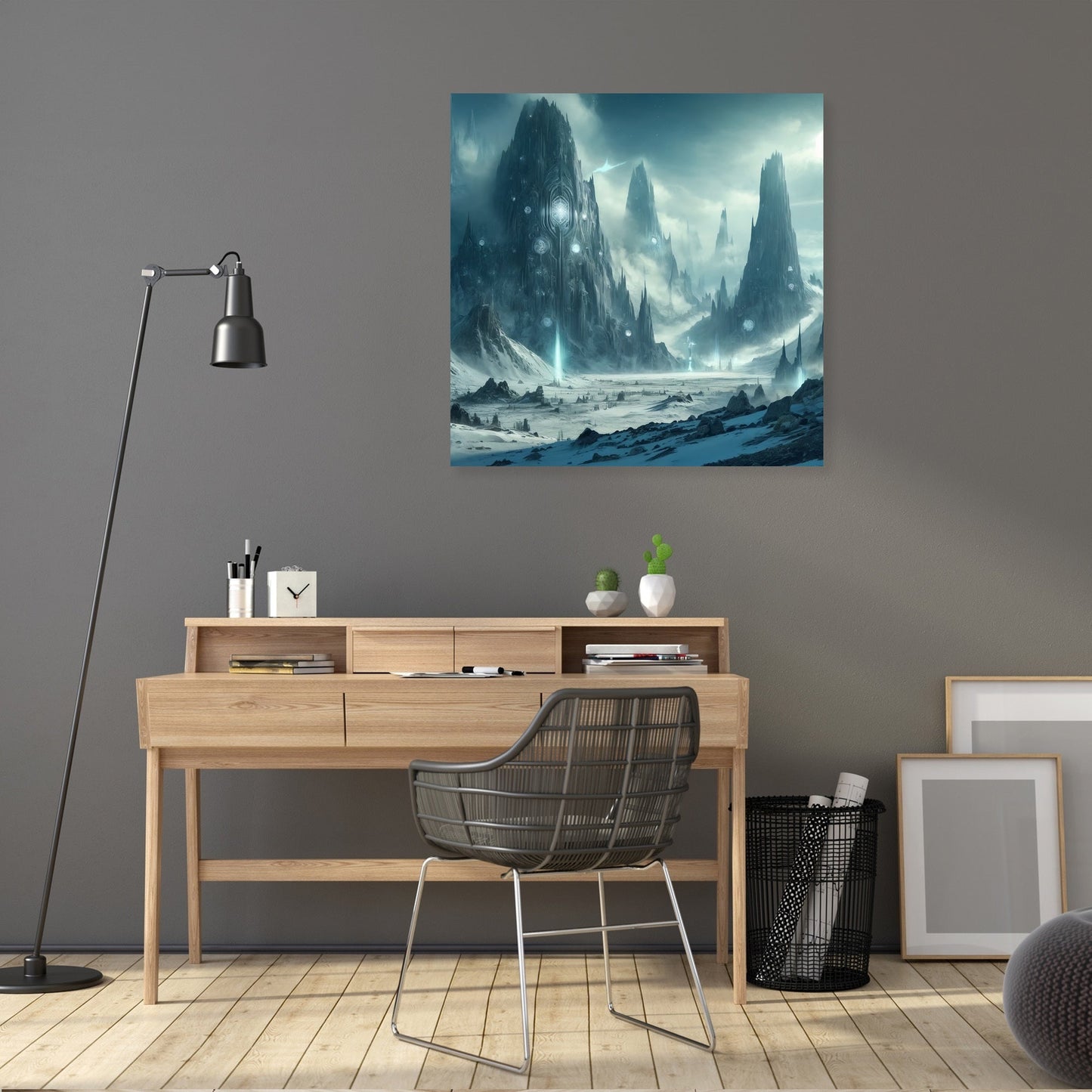 At the Mountains of Madness Canvas
