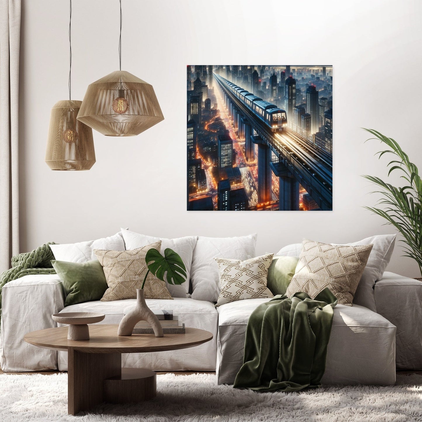 Metropolitan Nightline Canvas