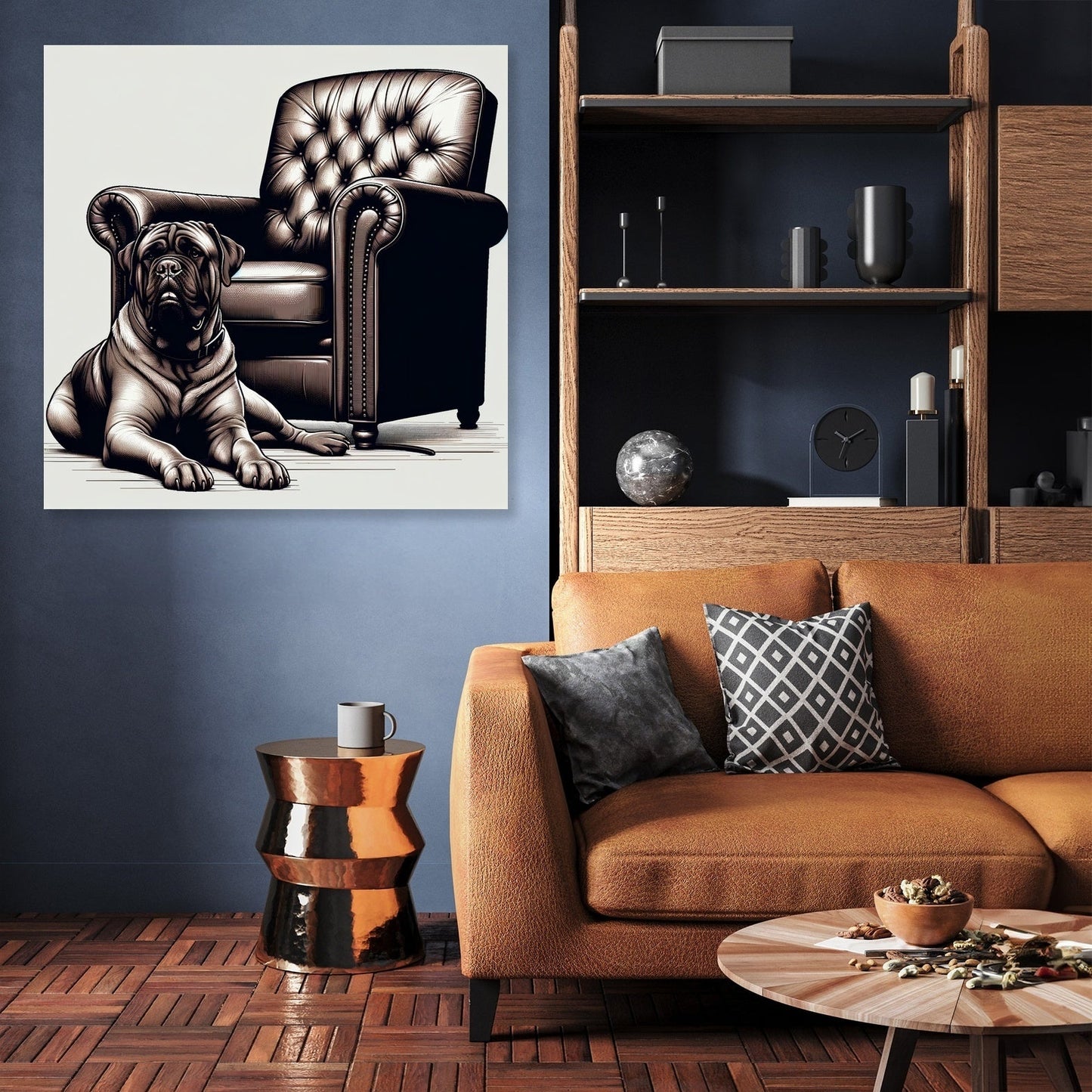 Timeless Companion Bullmastiff Canvas