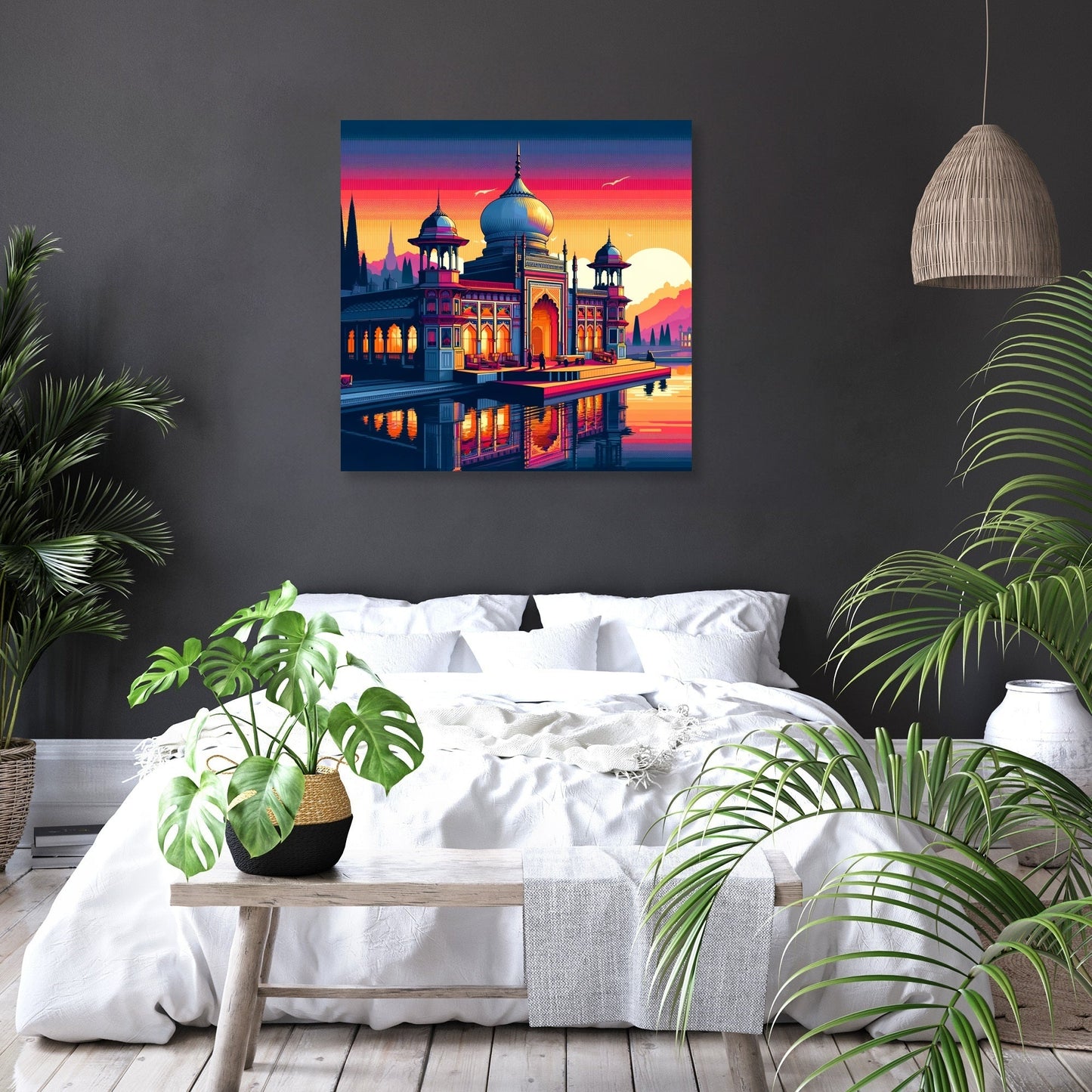 Modern Ahsan Manzil Dawn Canvas