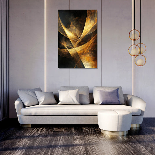 Golden Geometry Canvas