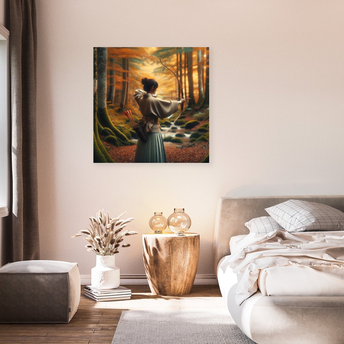 Kyudo Autumn Focus Canvas