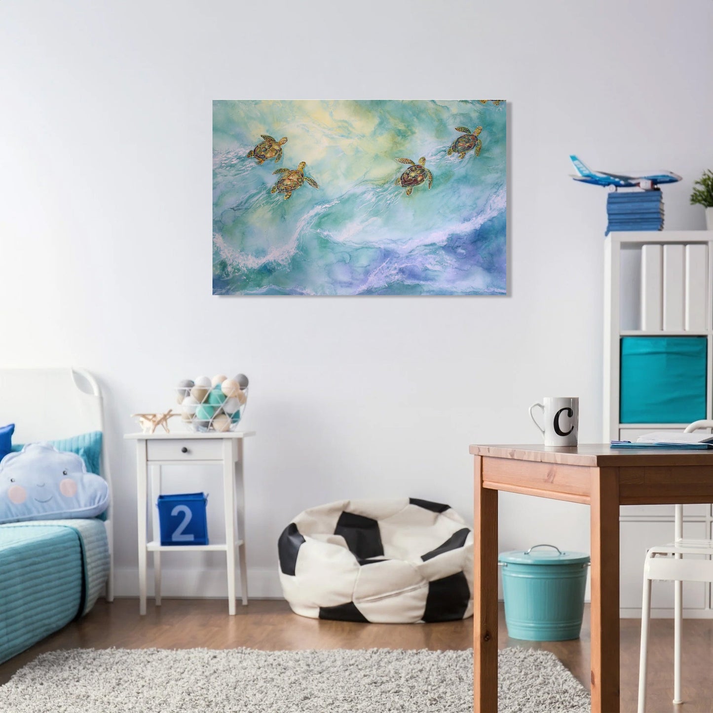 Turtle Tides Canvas