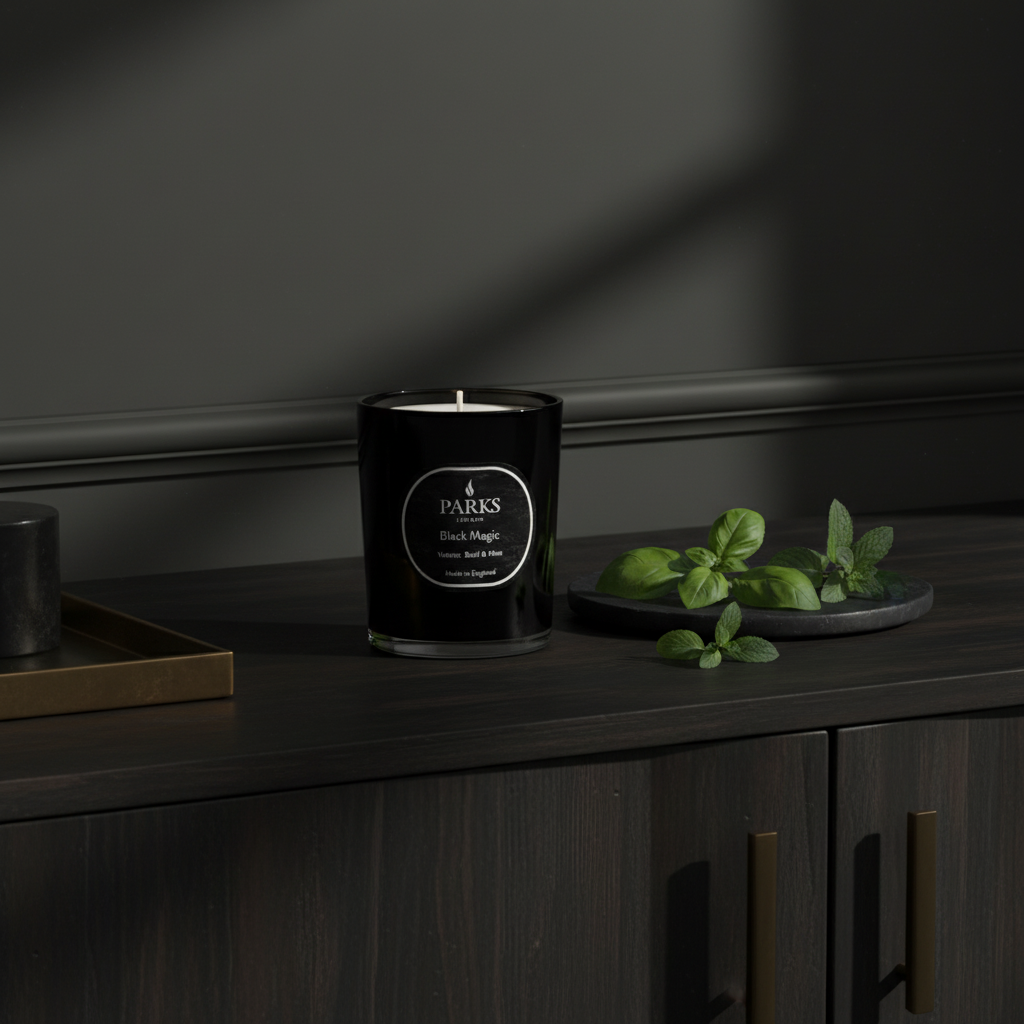 VETIVER, BASIL & MINT 1 WICK CANDLE 180G