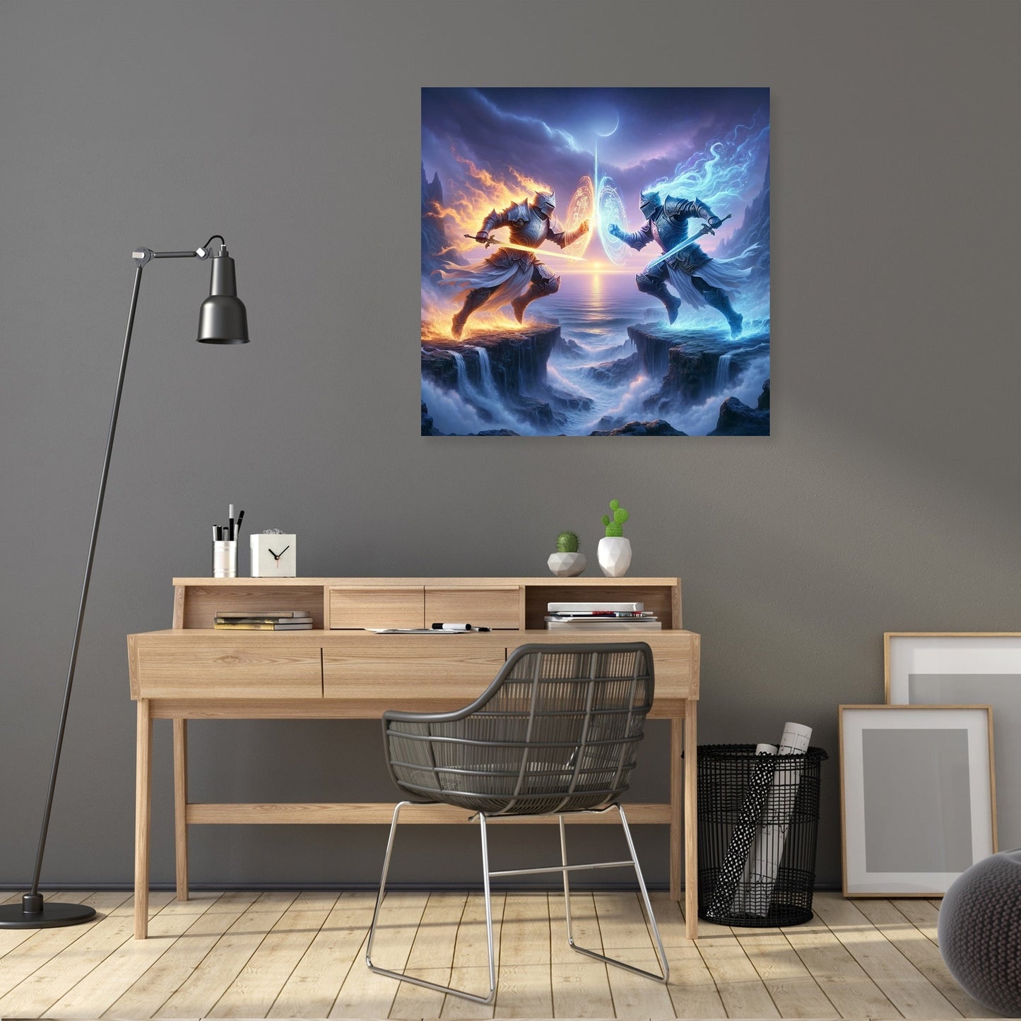 Knights of Elemental Fury Canvas