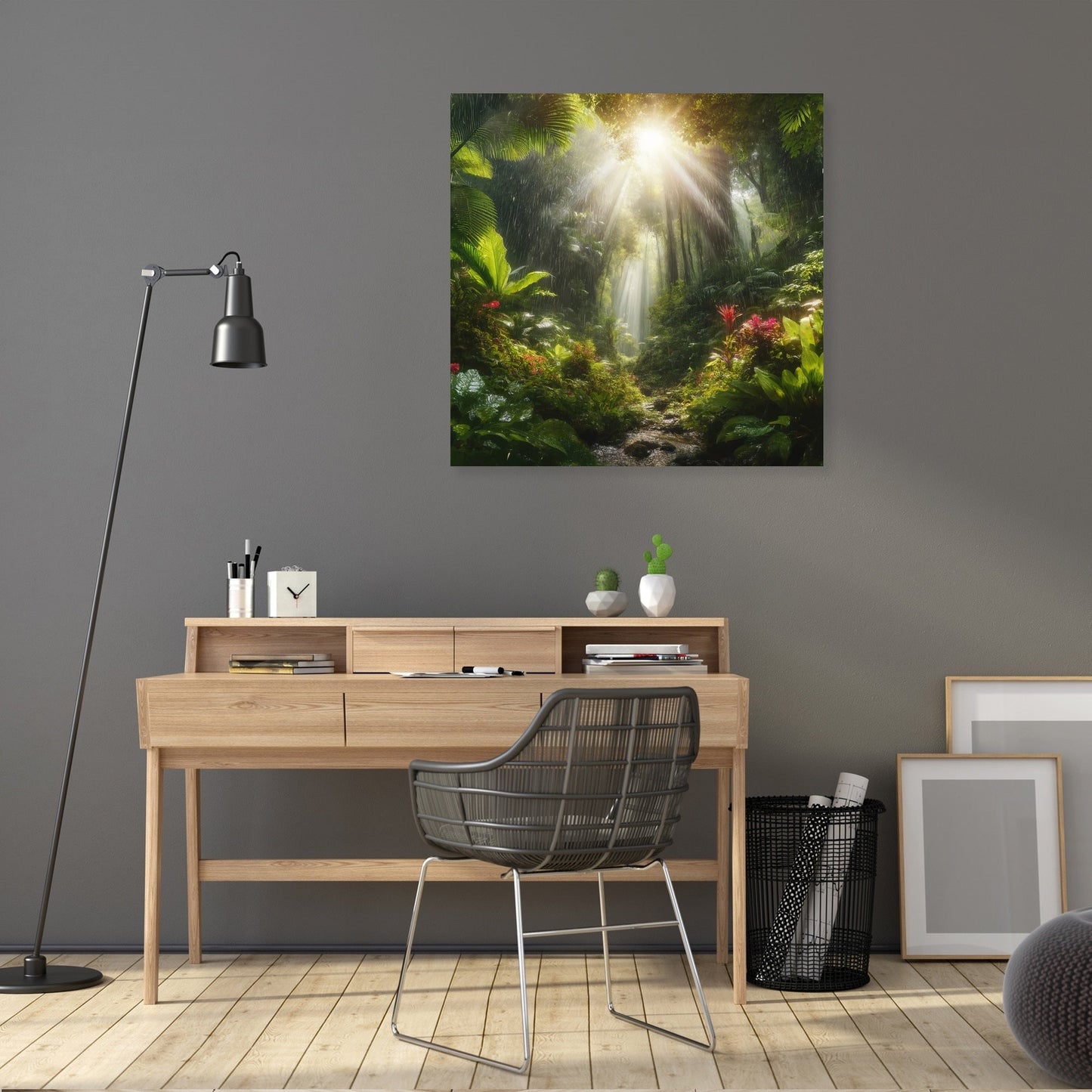 Tropical Rain Shower Canvas