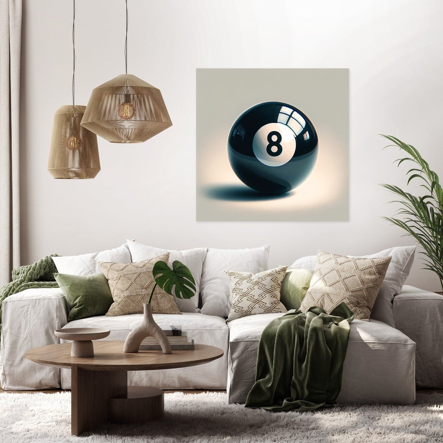 Mystique 8-Ball Canvas