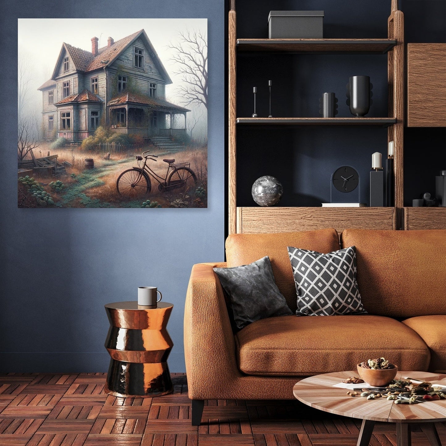 Suburban Relic Home Canvas