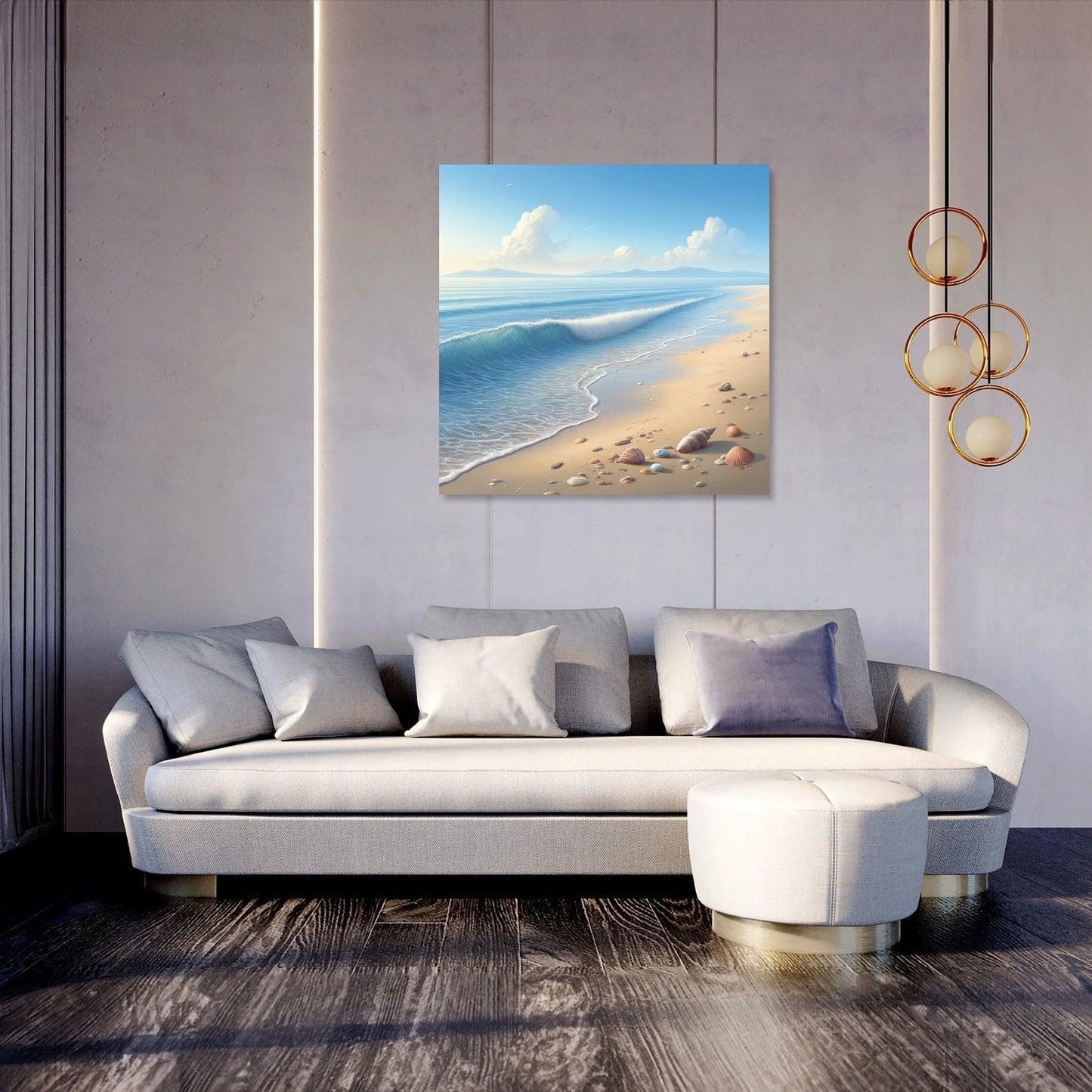 Tranquil Beachscape Canvas