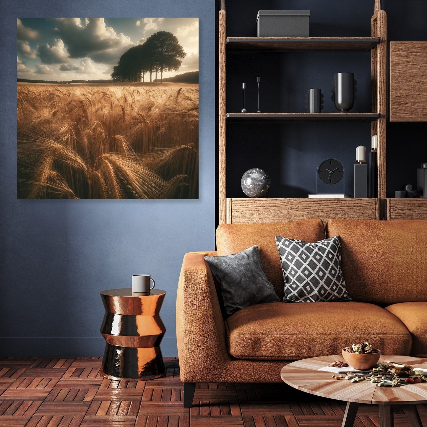 Golden Wheatfield Canvas