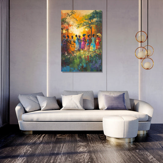 Dancing Spirits Canvas
