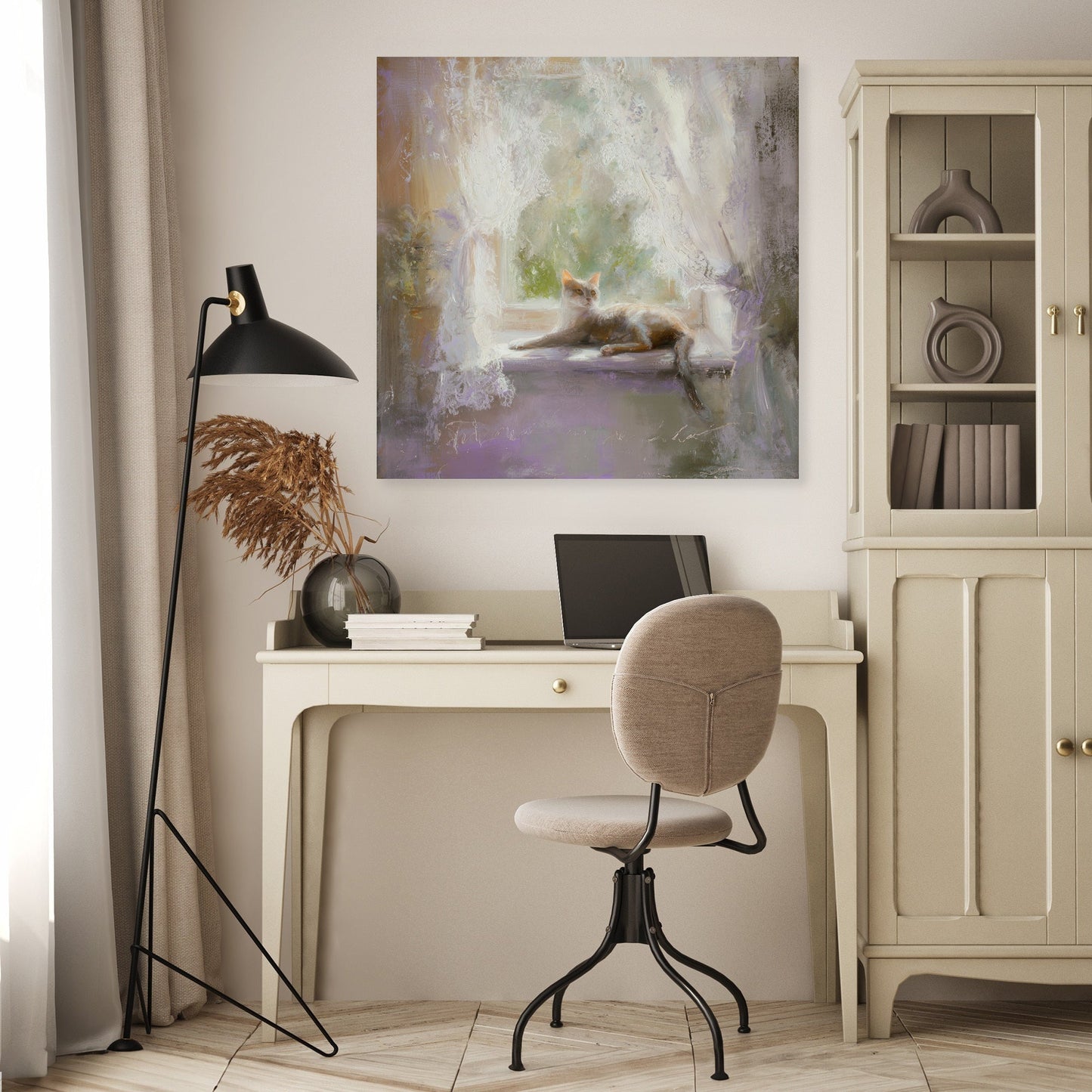 Afternoon Whiskers Canvas