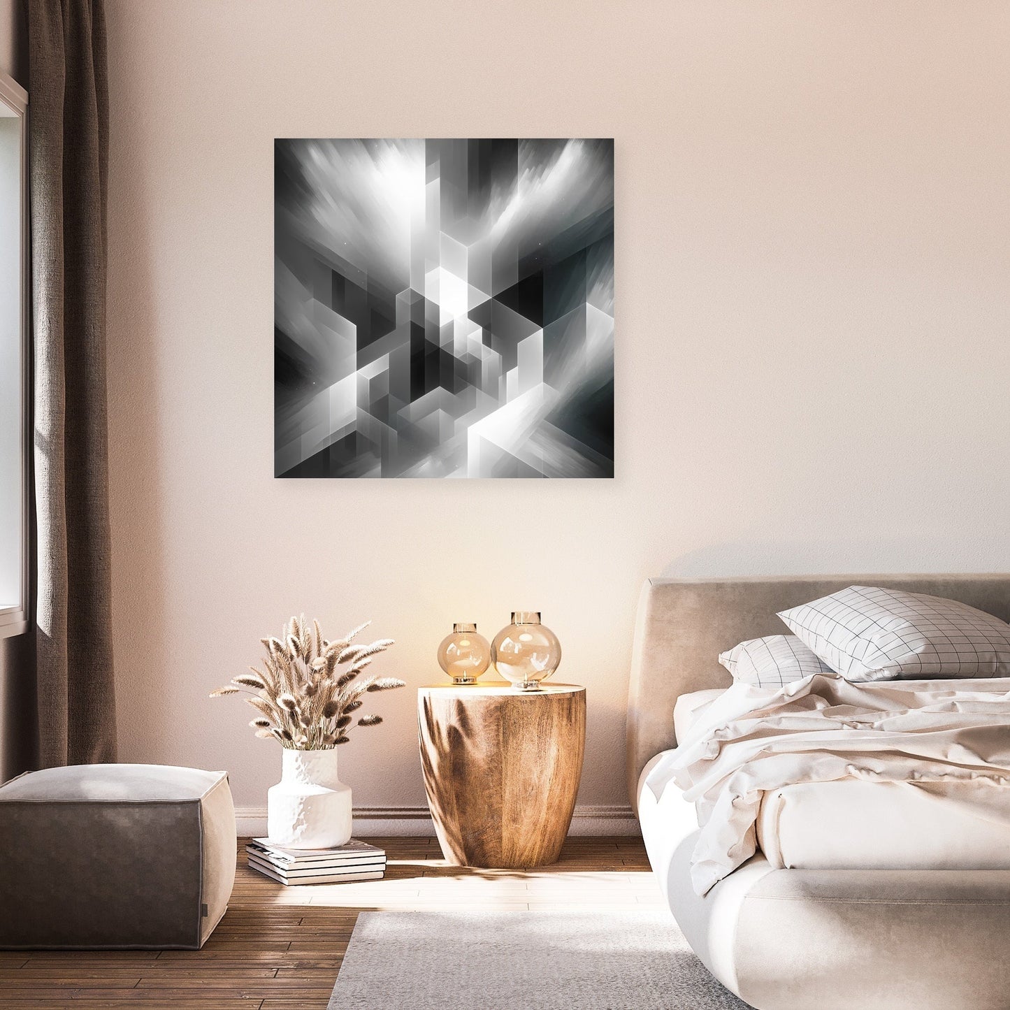 Monochrome Mystique Canvas