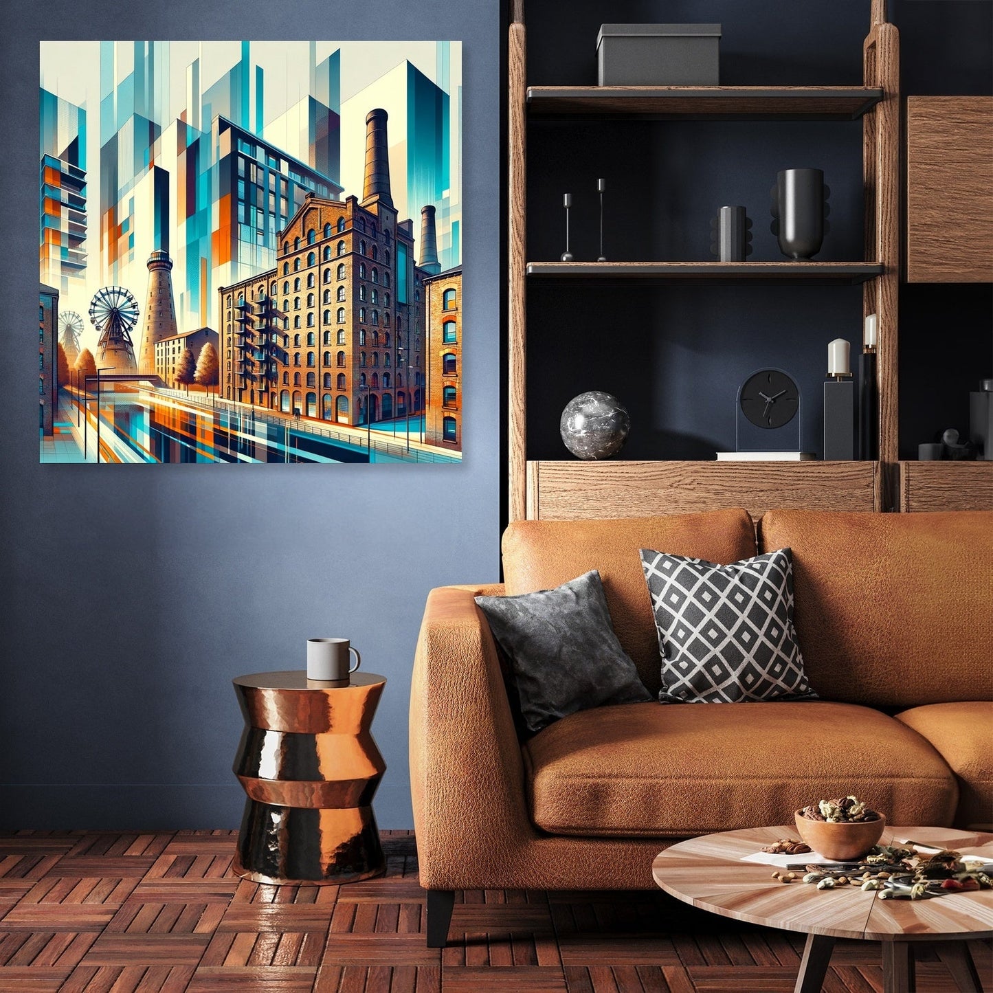 Manchester Ancoats Evolution Canvas
