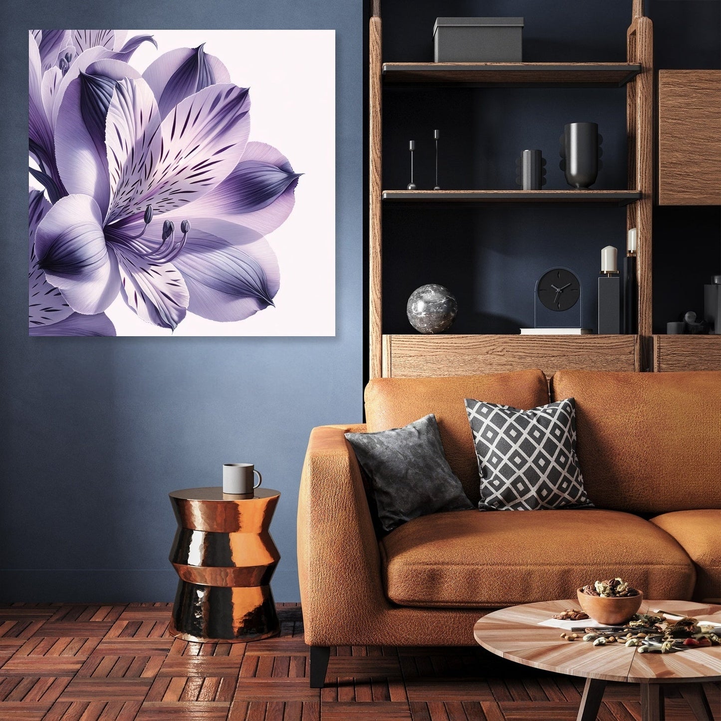 Luminous Petals Canvas