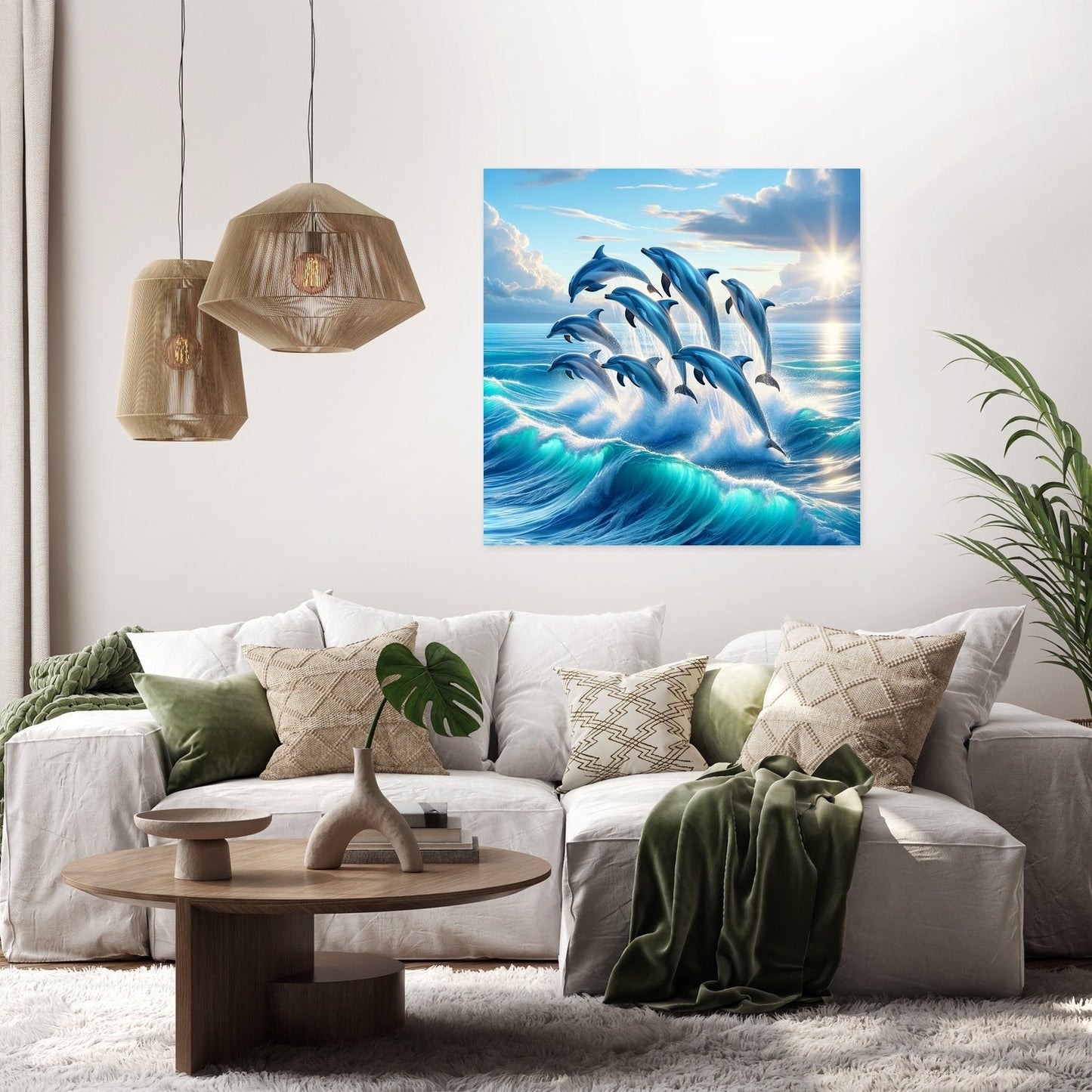 Ocean Leap Canvas