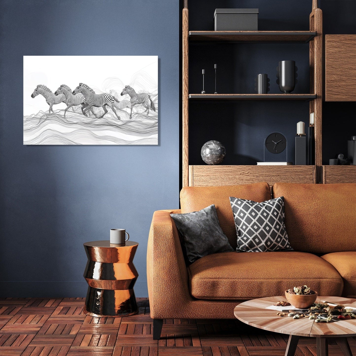 Zebra Plains Canvas