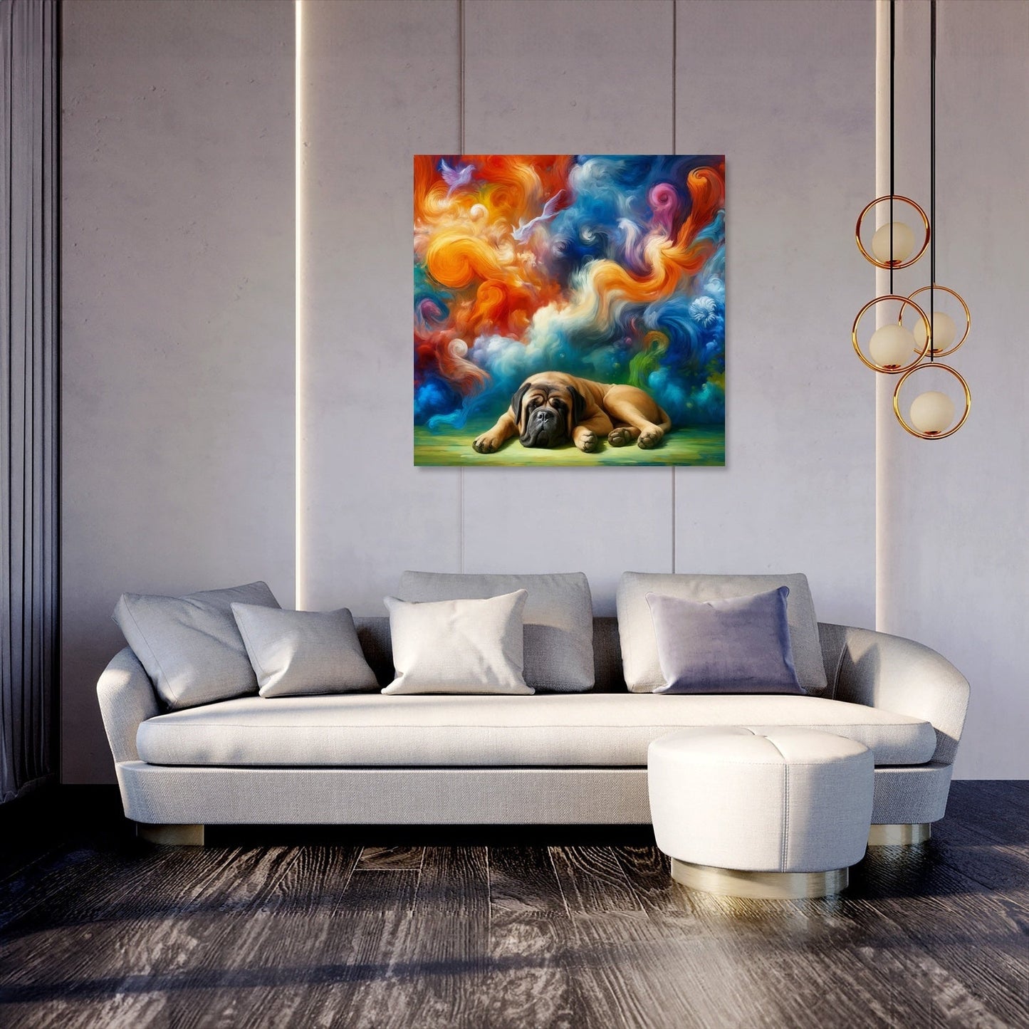 Dreamer's Realm Bullmastiff Canvas