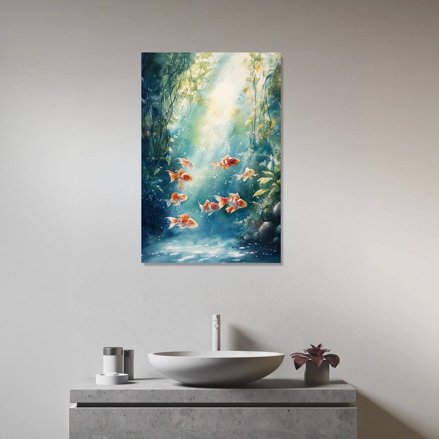 Aquatic Nostalgia Canvas