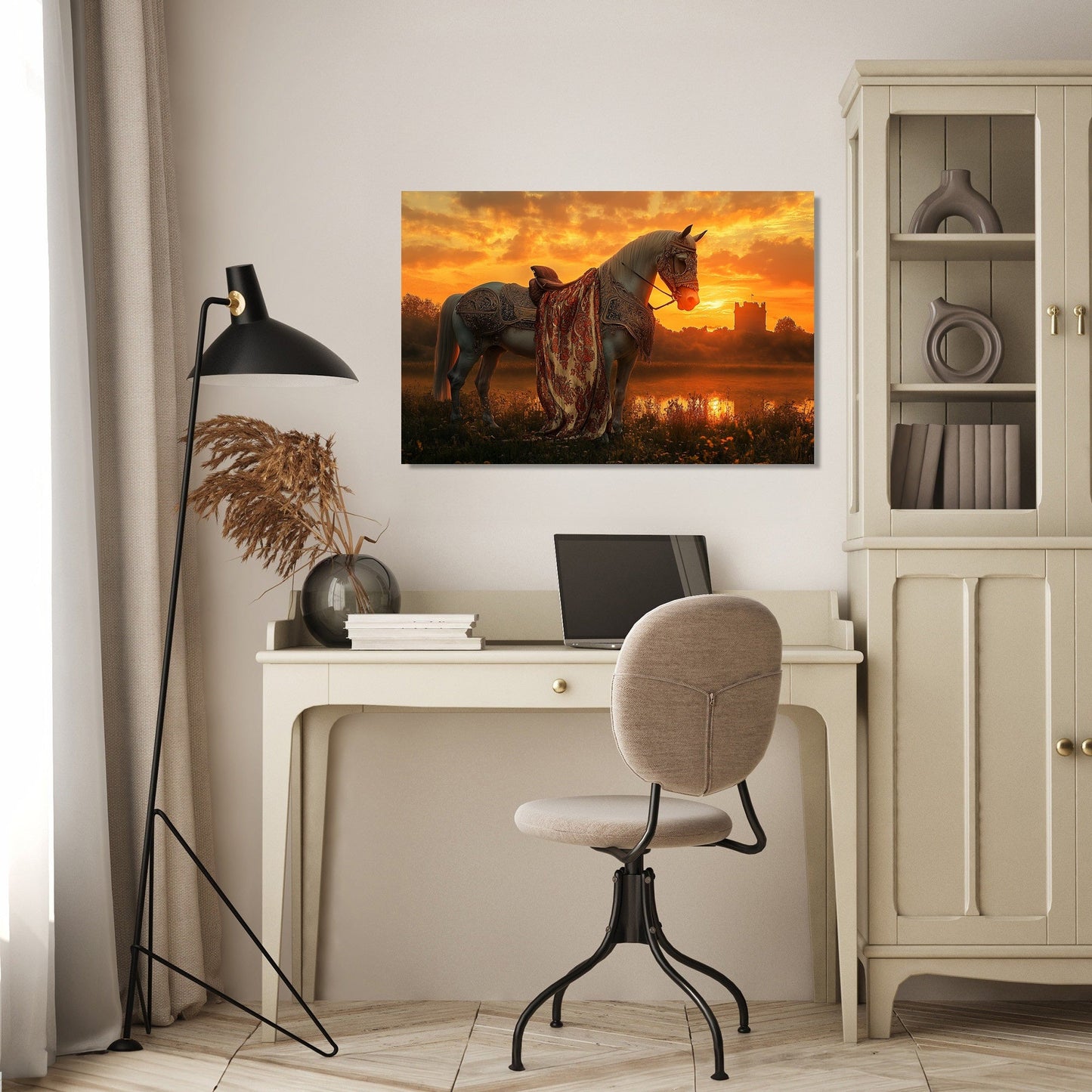 Regal Equine Sunset Canvas