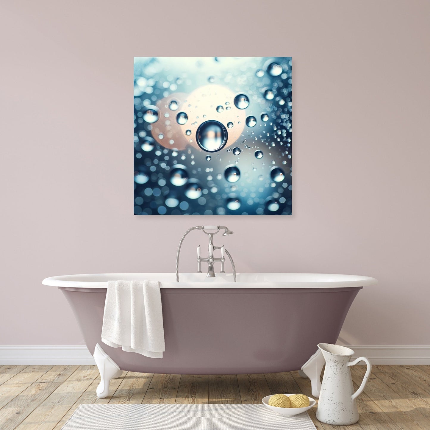 Tranquil Droplets Canvas