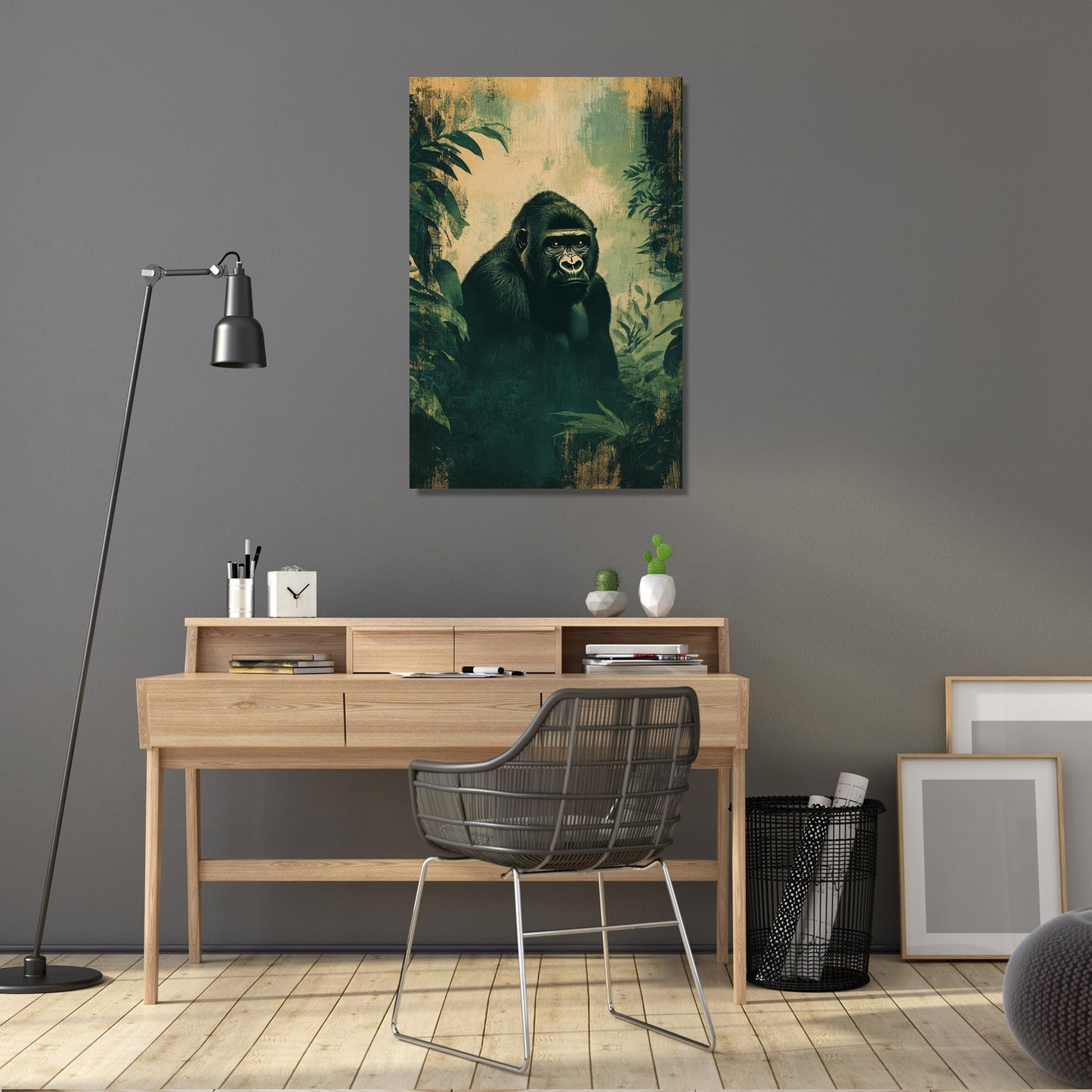 Gorilla Gaze Canvas