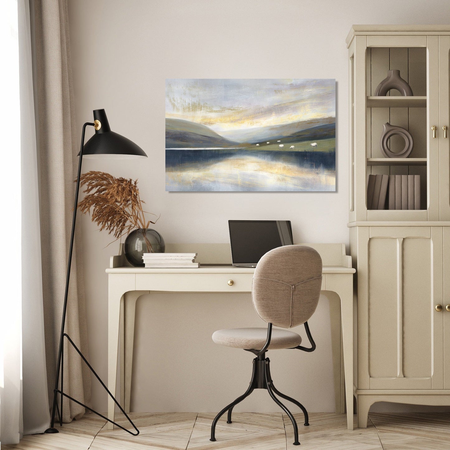 Malham Tarn Reflection Canvas
