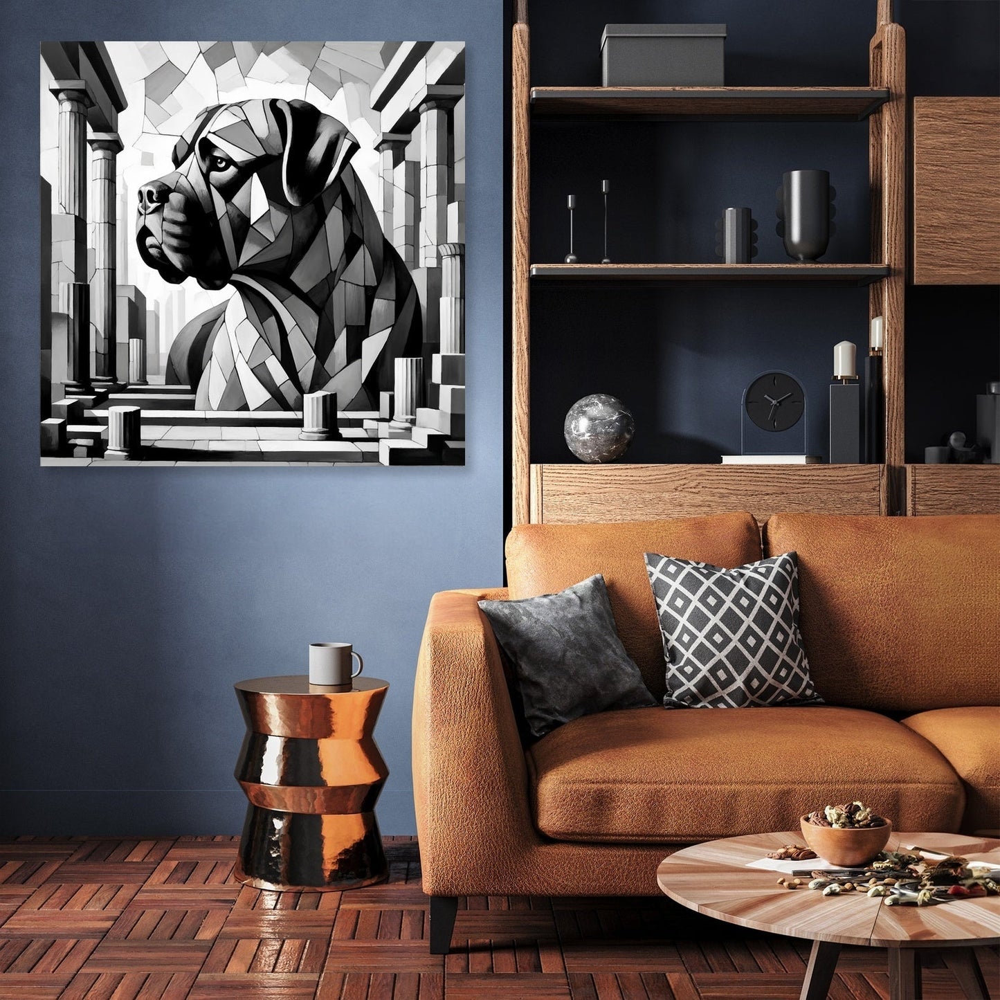 Echoes of the Past Bullmastiff Canvas