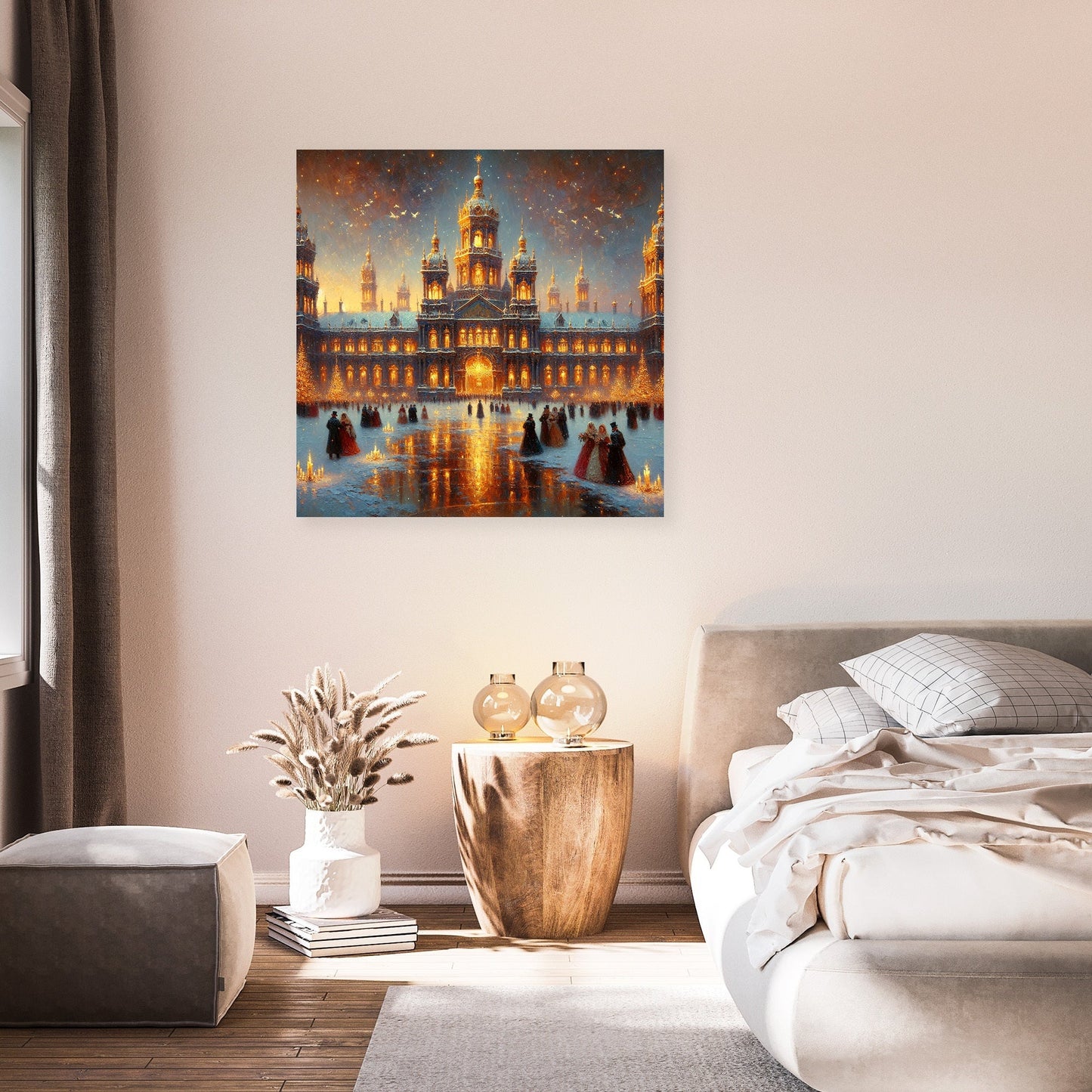 Enchanted Winter Palace Canvas